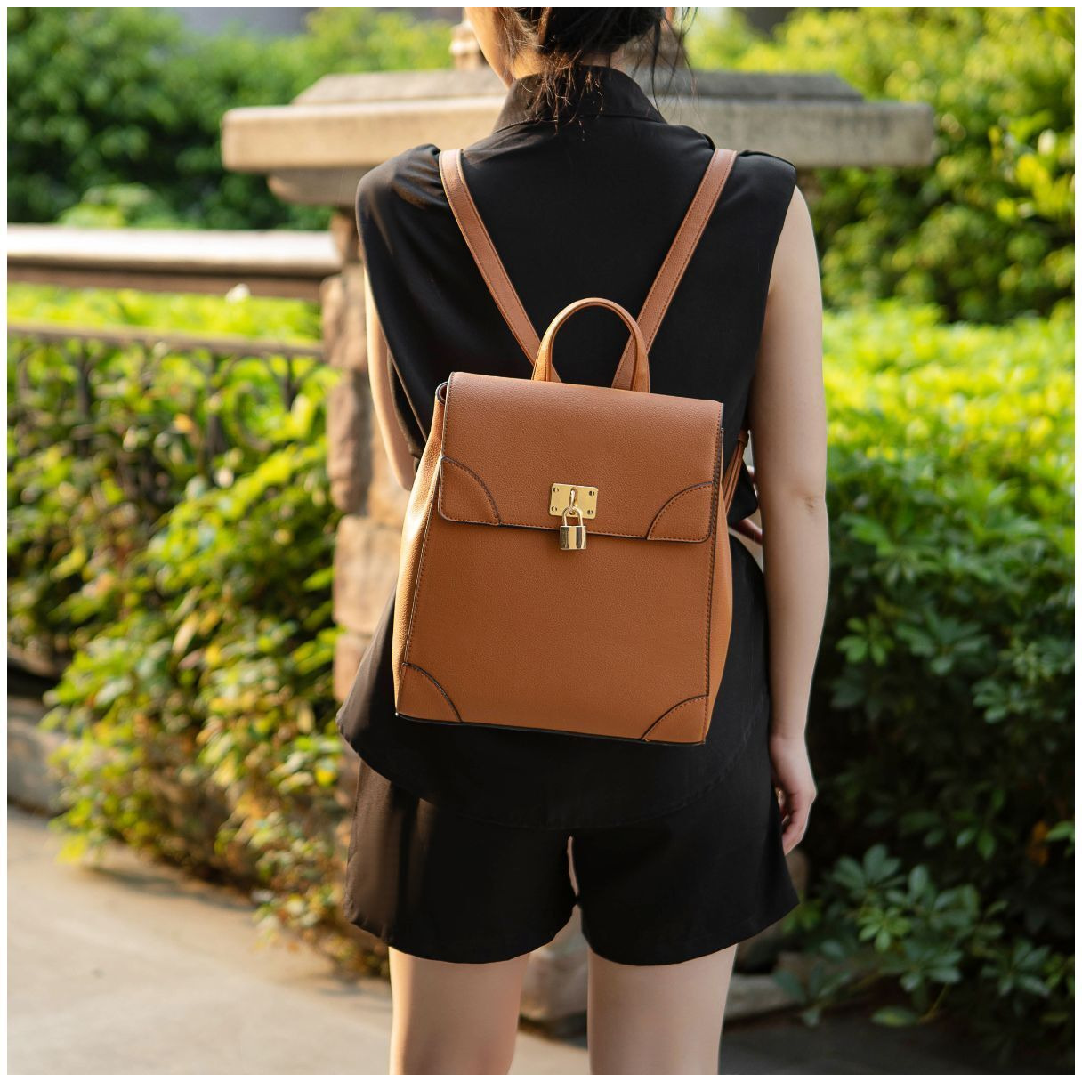 MKF collection Sansa Vegan Leather Womens Backpack by Mia k(D0102H2QANY)