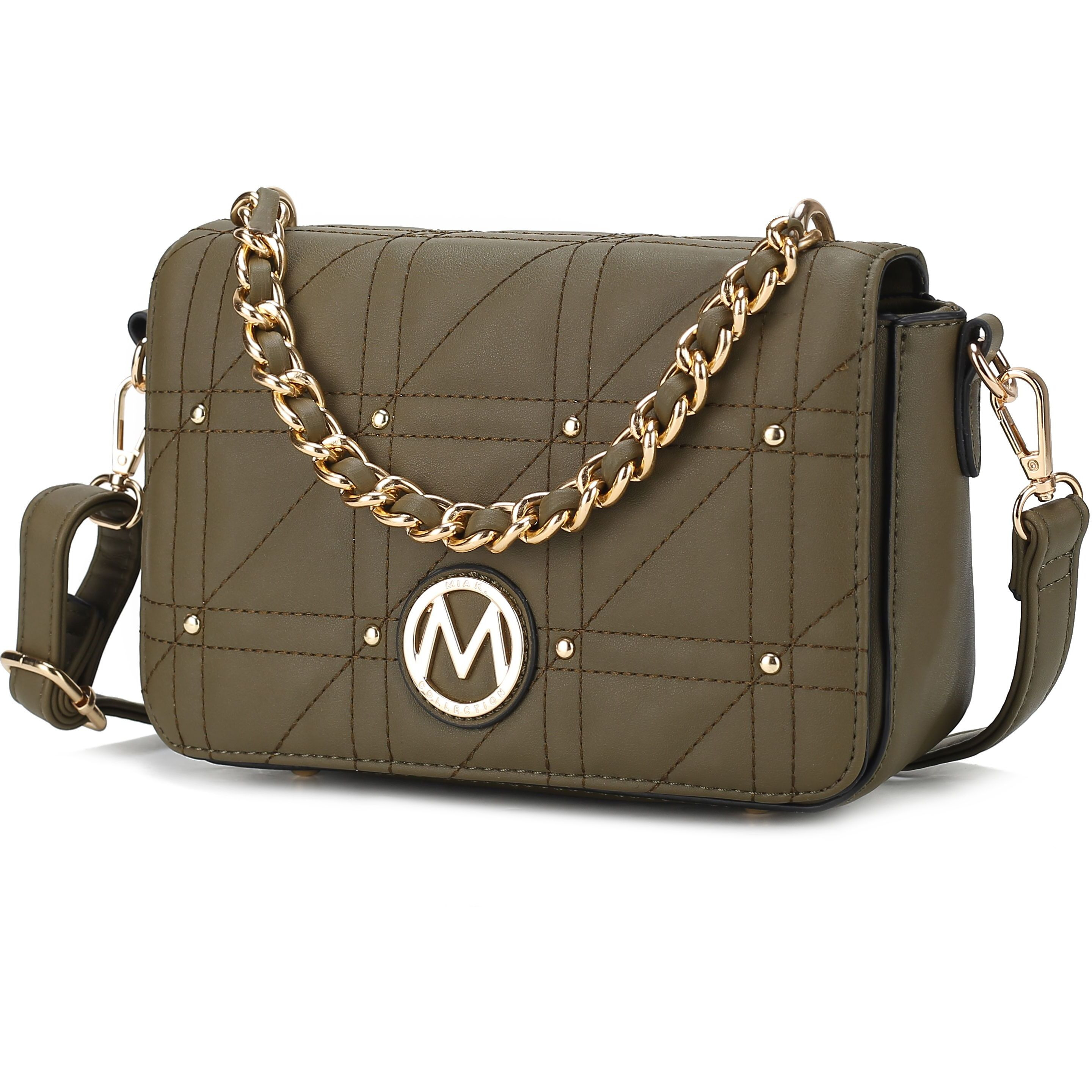 Arabella Vegan Leather Womens Shoulder Bag(D0102H2VNKW)