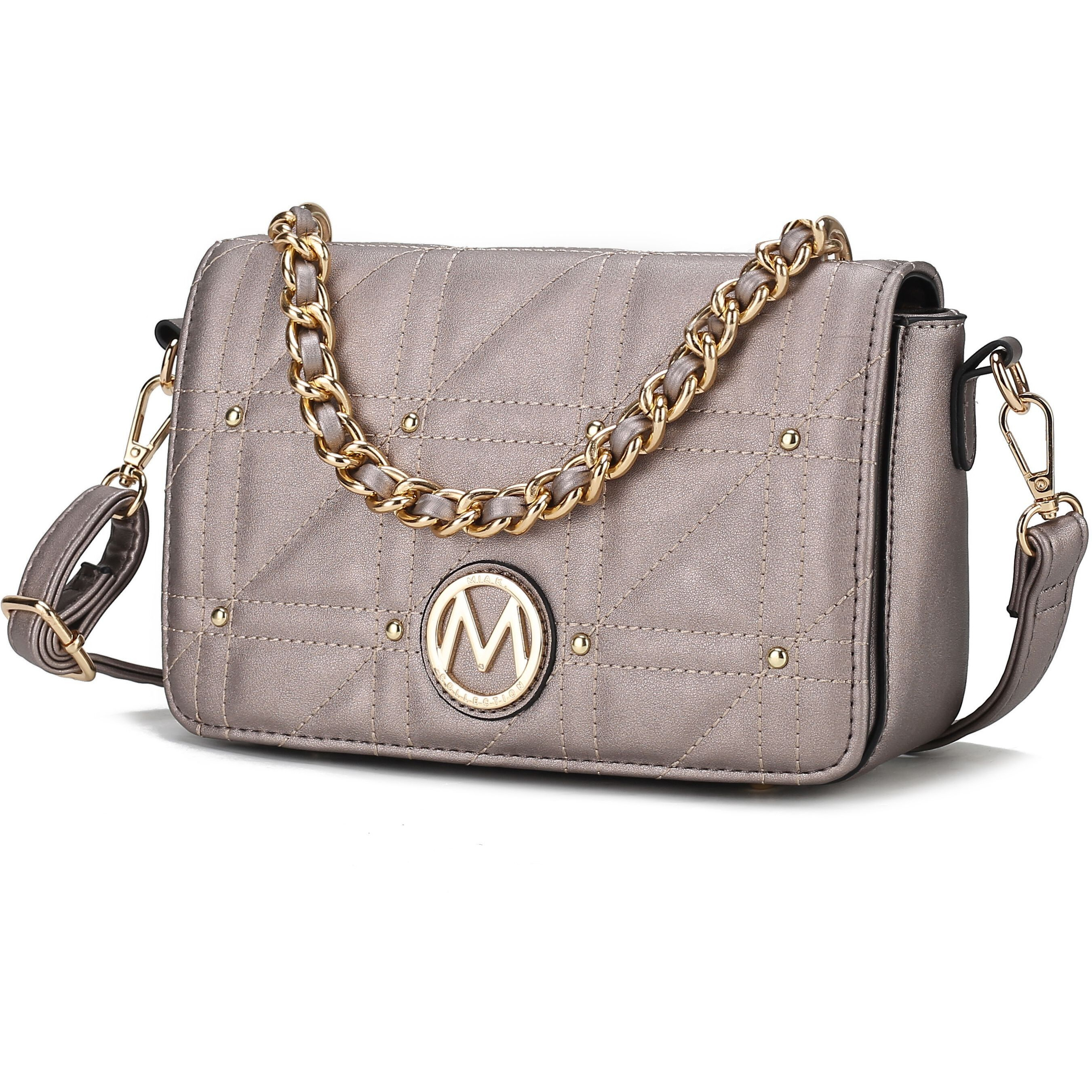 Arabella Vegan Leather Womens Shoulder Bag(D0102H2VN4A)