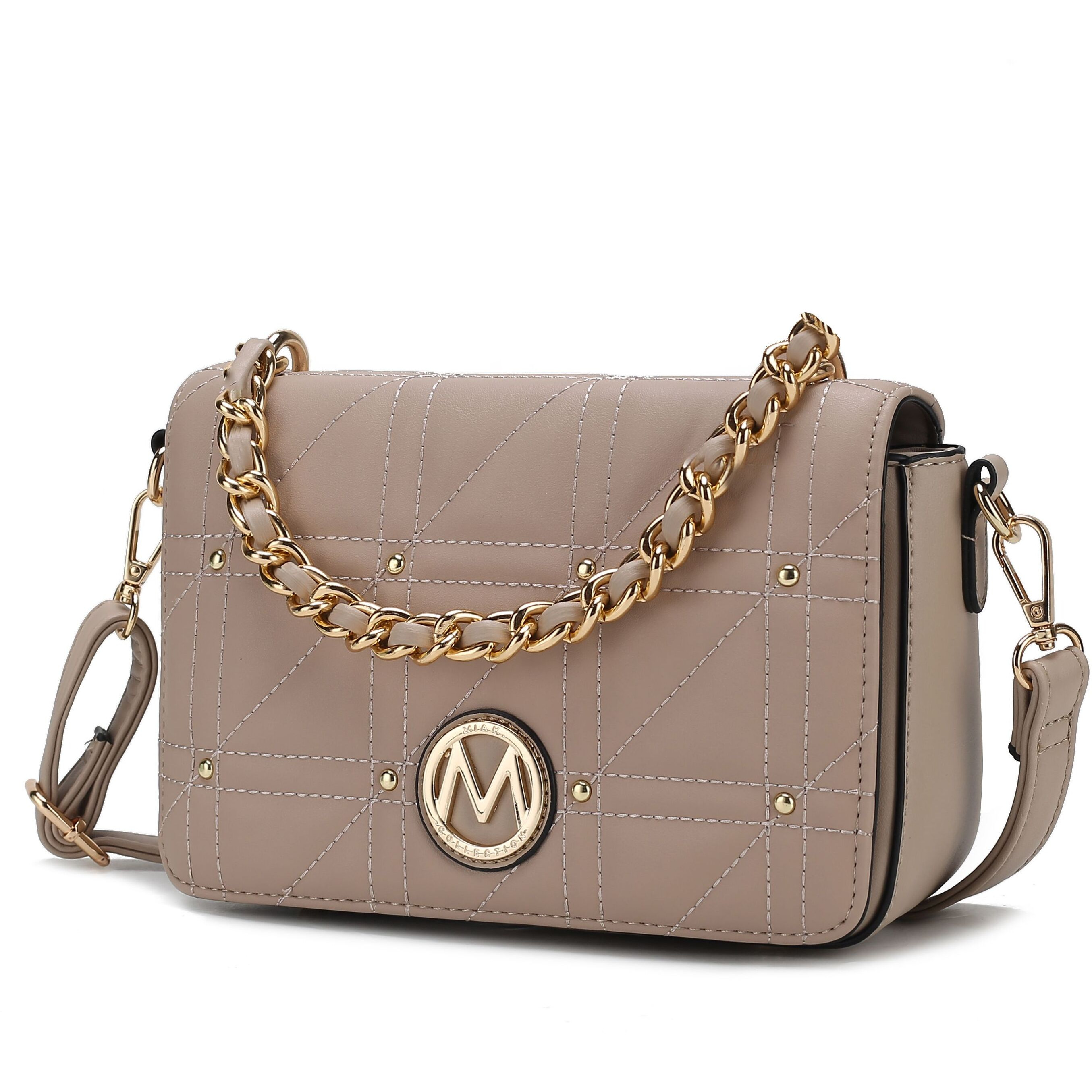Arabella Vegan Leather Womens Shoulder Bag(D0102H2VN4V)