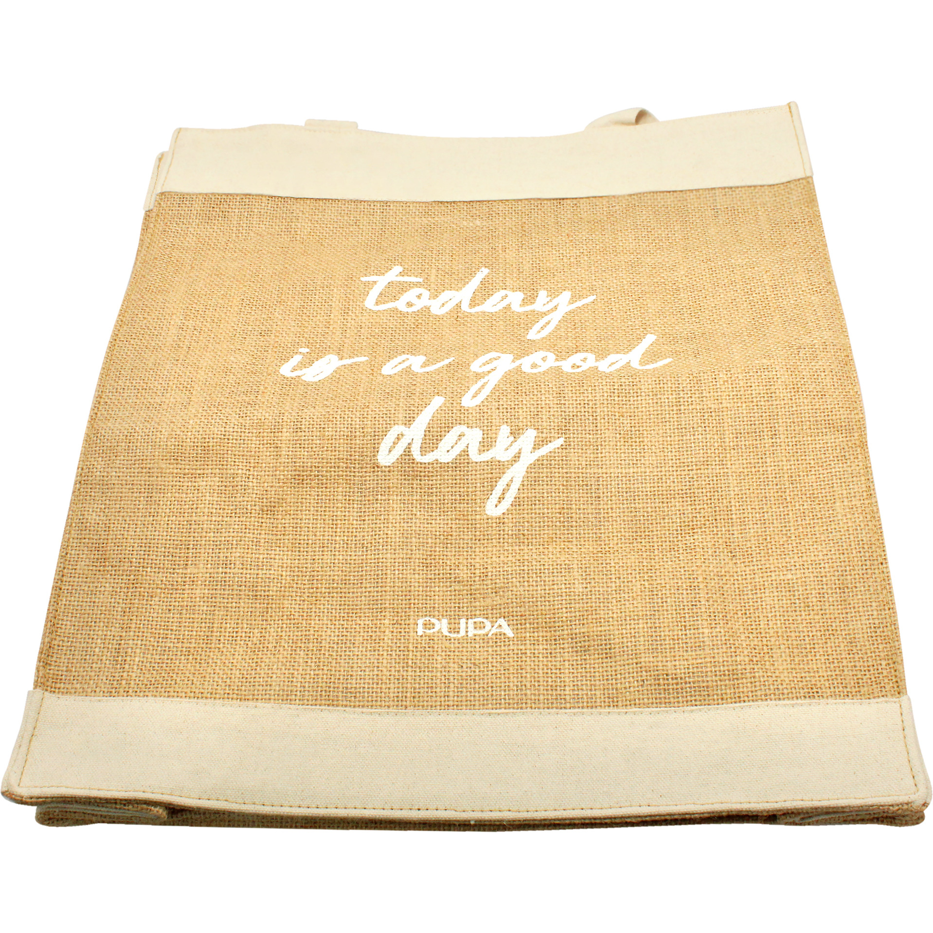 Jute and Cotton Tote Bag by Pupa Milano for Women - 1 Pc Bag