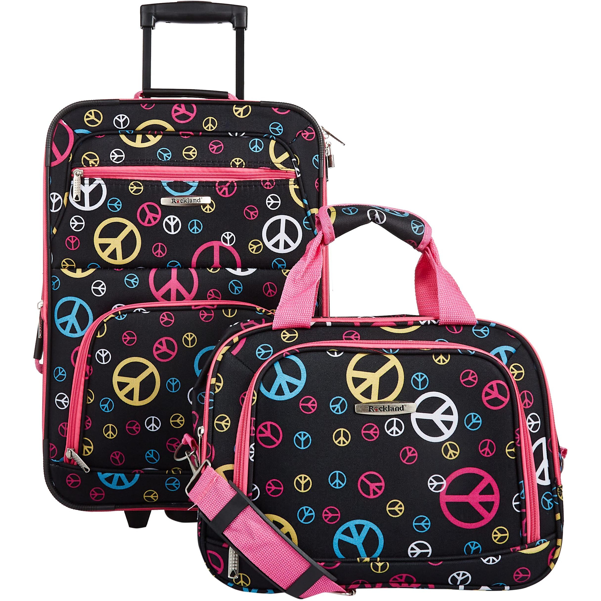 2 Pc Peace Luggage Set