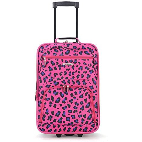 2 Pc Magentaleopard Luggage Set