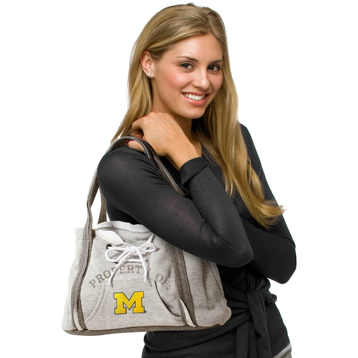 Michigan Wolverines Hoodie Purse Alternate Design