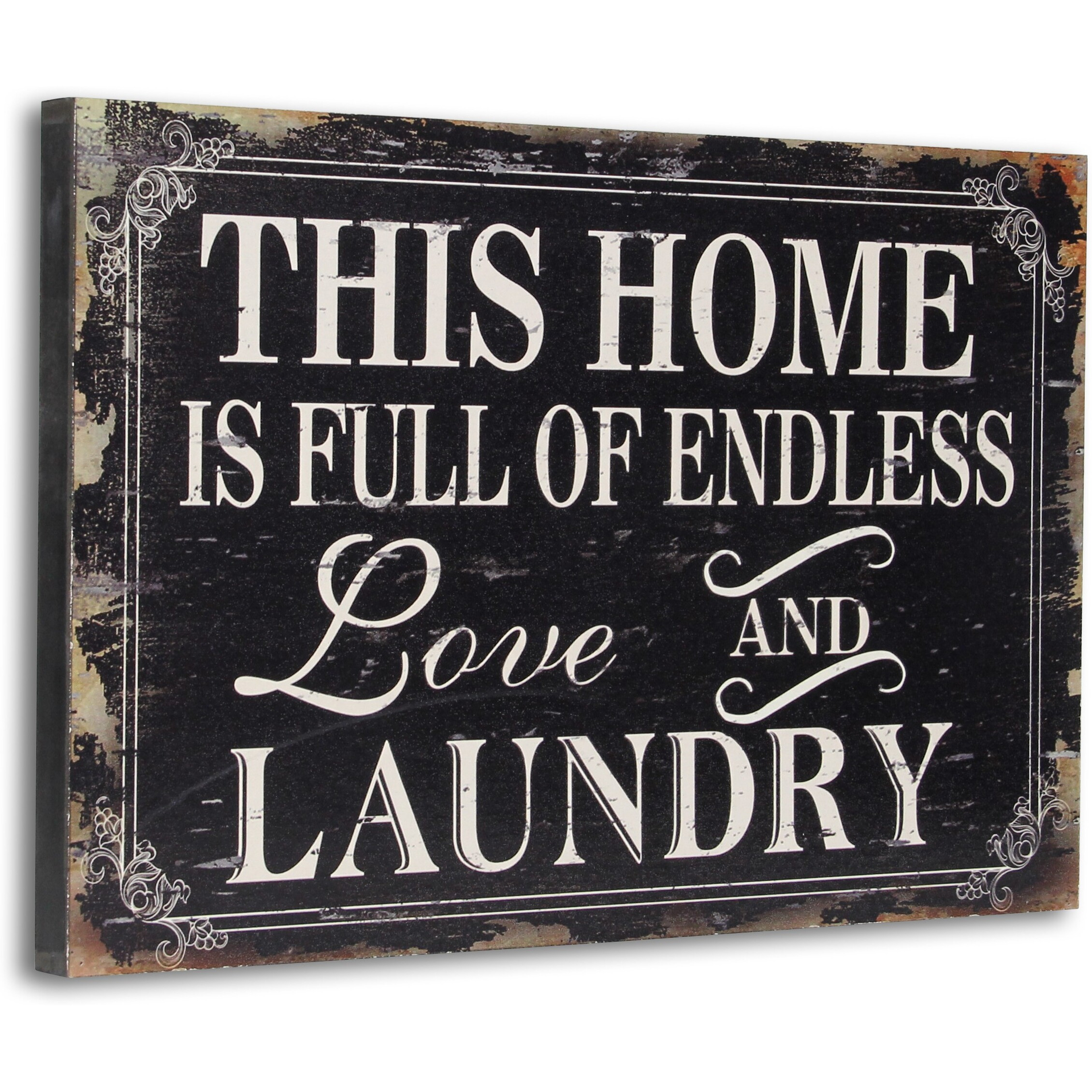 Patrice Wooden Wall Sign - Endless Laundry