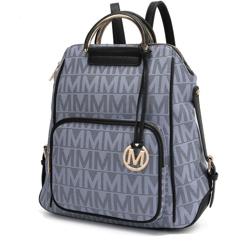 MKF Collection Cora Milan M Signature Trendy Backpack by Mia k