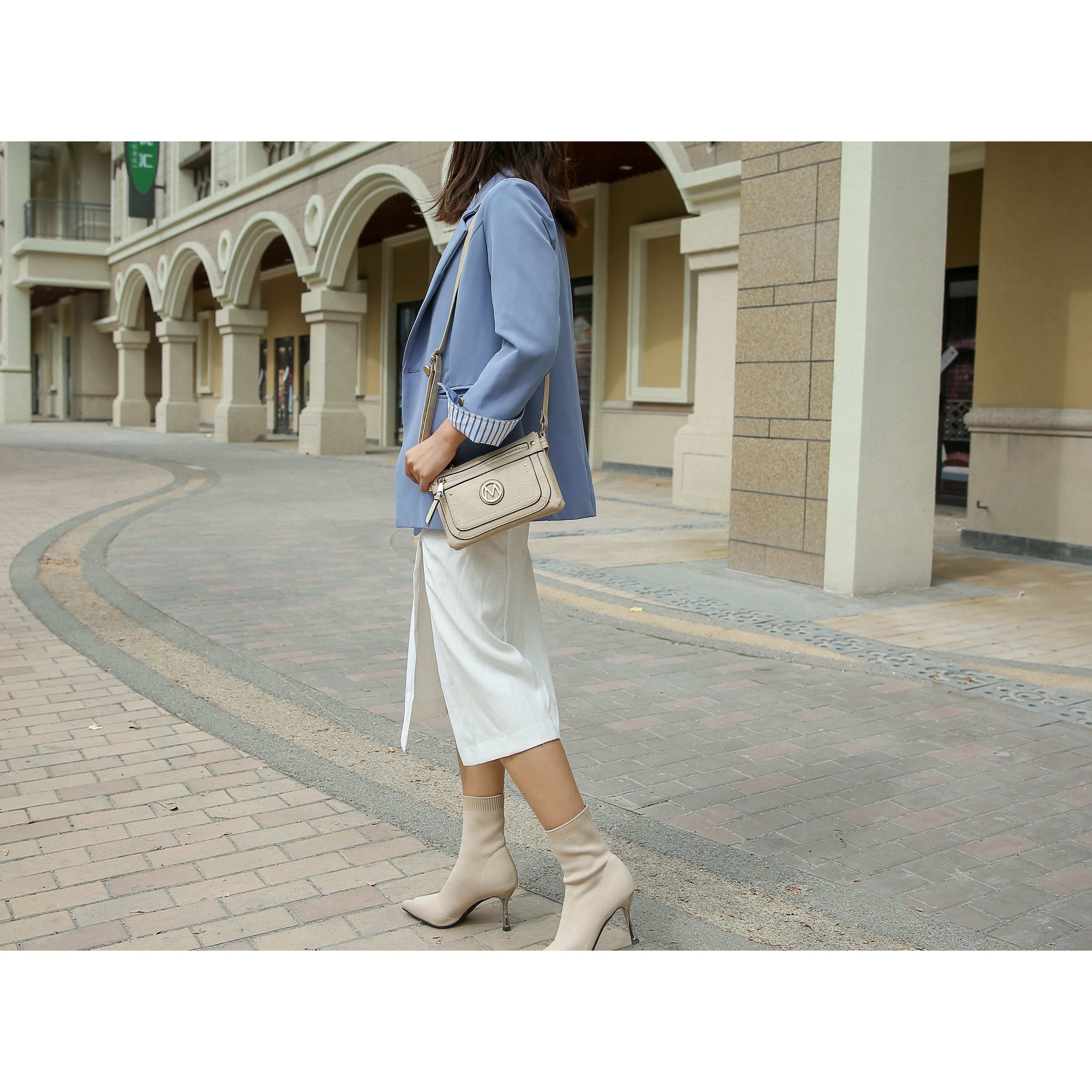MKF collection Elaina Multi Pocket crossbody Handbag by Mia K(D0102HIS0QU)