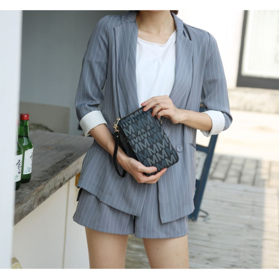 MKF Collection Cossetta two in one Cell Phone Crossbody Wristlet by Mia k