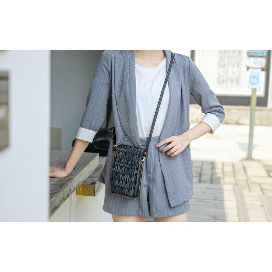 MKF Collection Cossetta two in one Cell Phone Crossbody Wristlet by Mia k