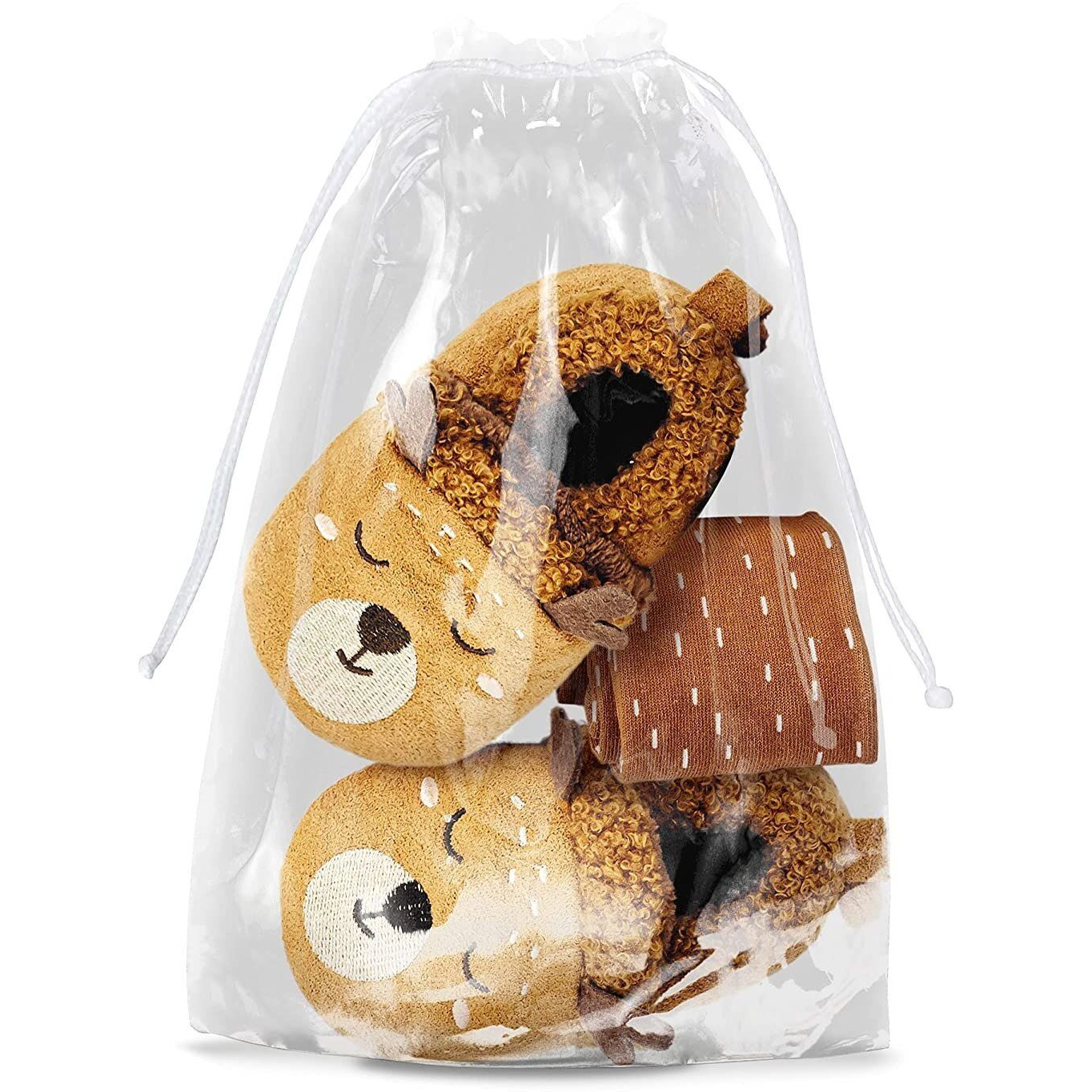 APQ clear Plastic Drawstring Bags 5 x 8 Pack of 100 clear Bags for gifts 2 Mil Polyethylene Drawstring gift Bags Water-Resistant Plastic Shoe Bags 5x8 for Travel with Double cotton Drawstrings(D0102H9FEYA)