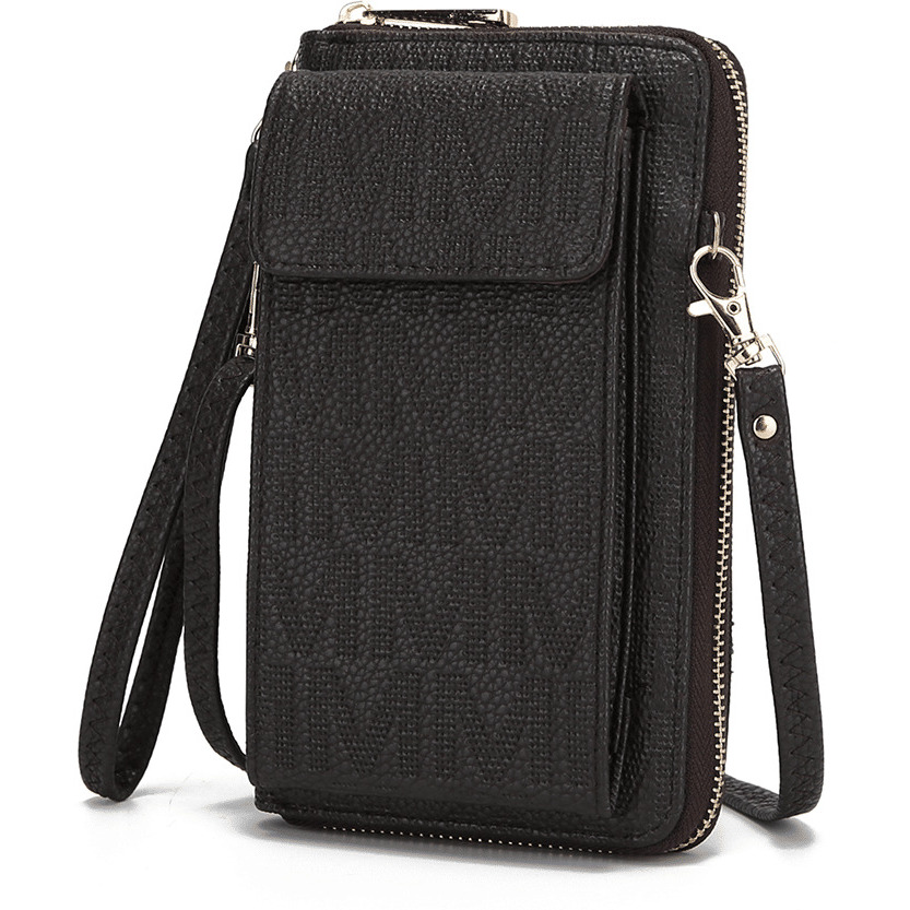 caddy Vegan Leather Women Phone Wallet crossbody(D0102H2NV67)