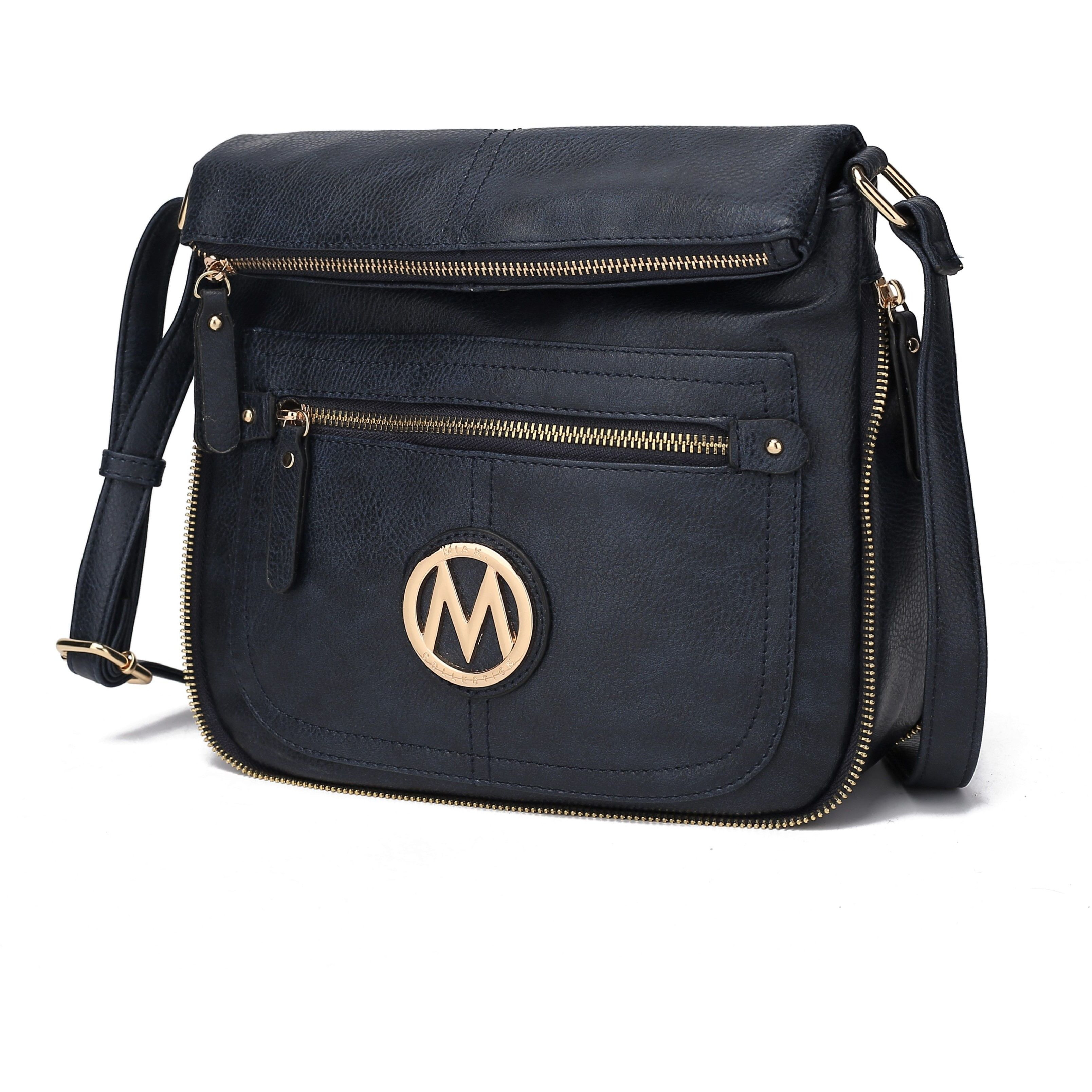 MKF collection Luciana crossbody Bag Vegan Leather Women by Mia K(D0102H9WcAA)