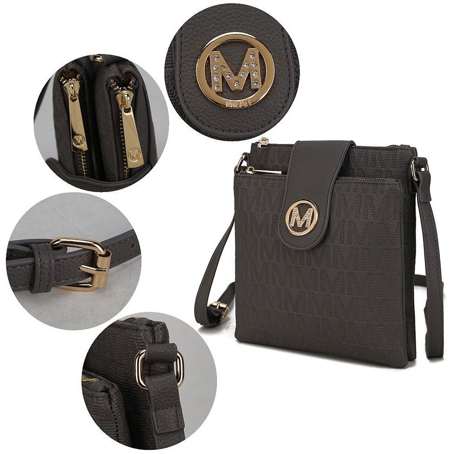 Marietta M Signature crossbody Handbag(D0102H2NJUU)