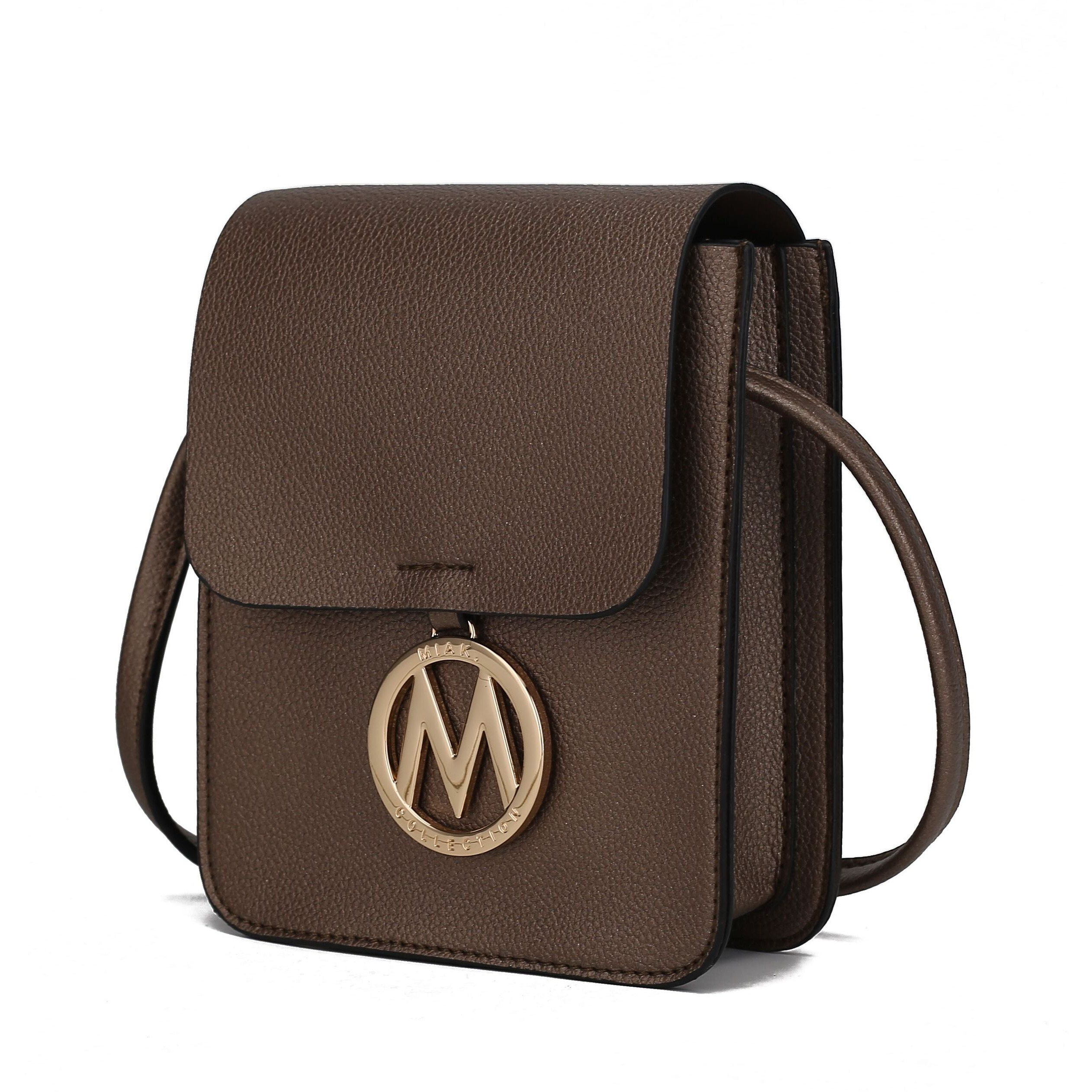 MKF collection Skylar Messenger Handabag Vegan Leather Womens by Mia K(D0102HA97TV)