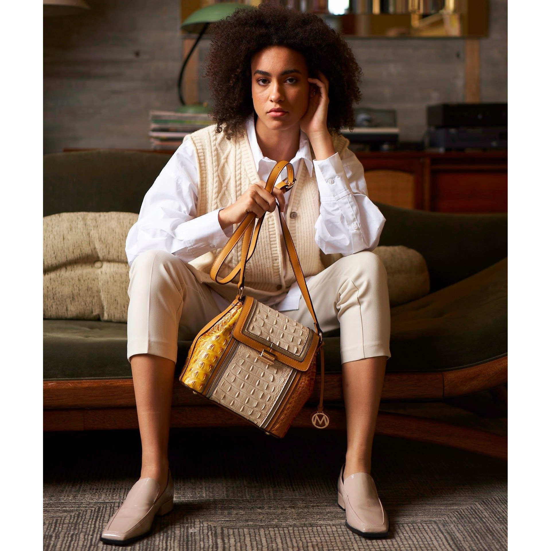 MKF collection Jamilah crossbody Vegan Leather Women by Mia k(D0102H2QPDV)