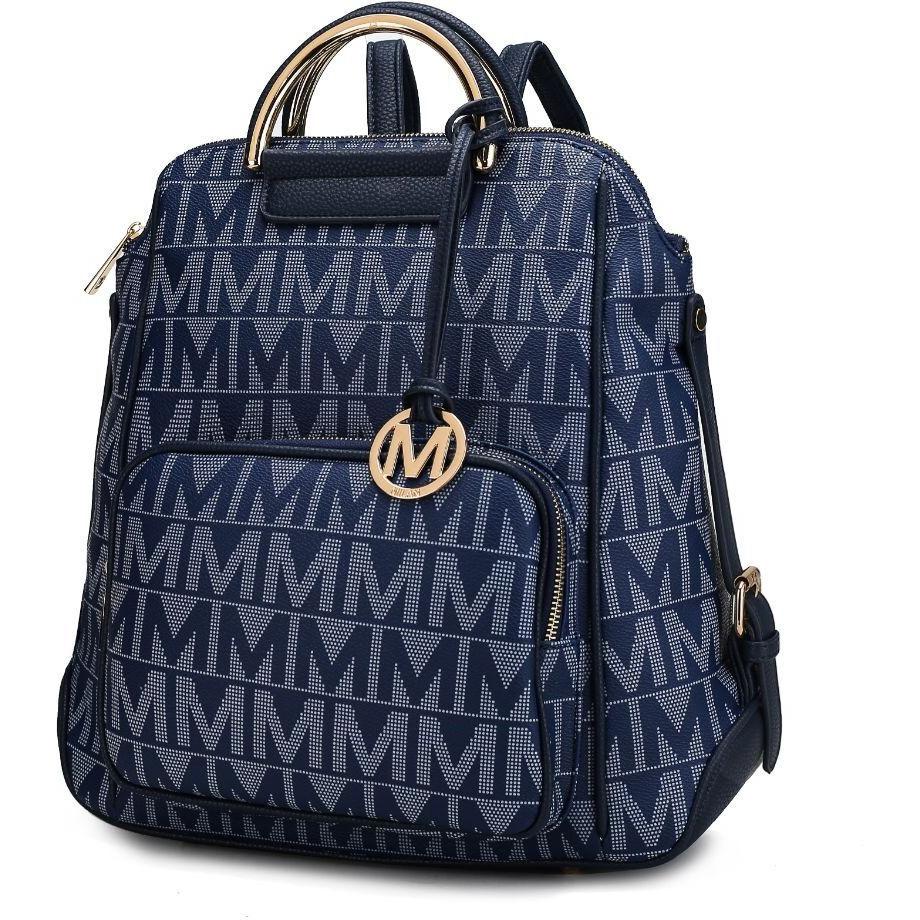 MKF Collection Cora Milan M Signature Trendy Backpack by Mia k