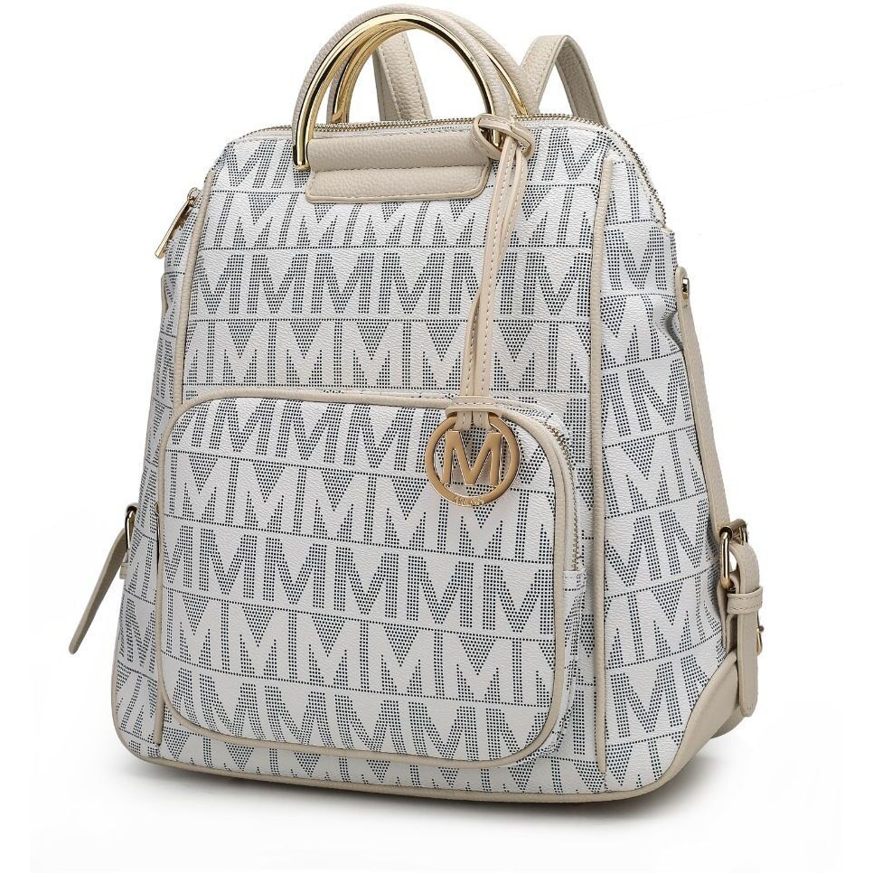 MKF Collection Cora Milan M Signature Trendy Backpack by Mia k