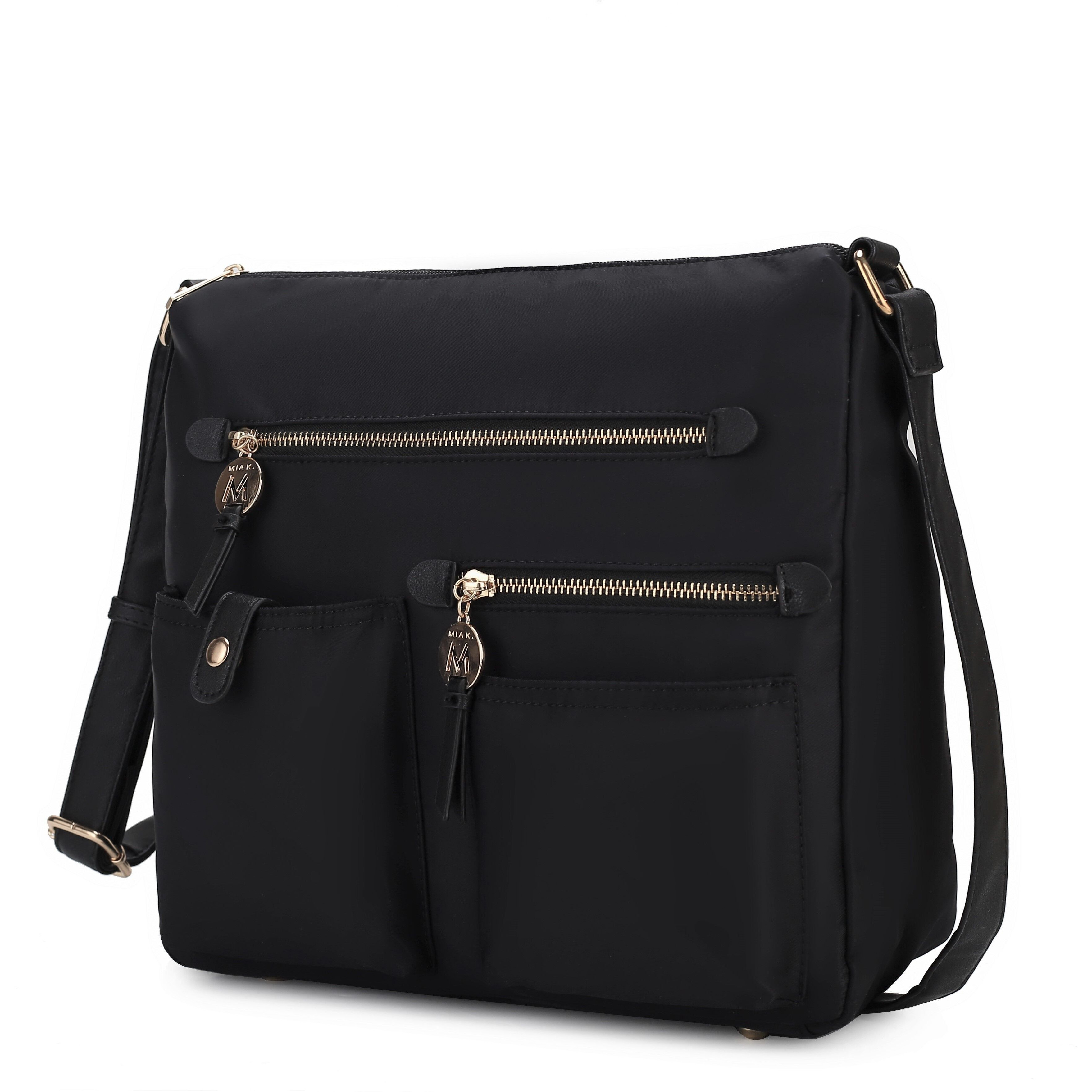 MKF collection Serena color-Block Nylon Women Shoulder Bag by Mia K(D0102H9KJ5g)