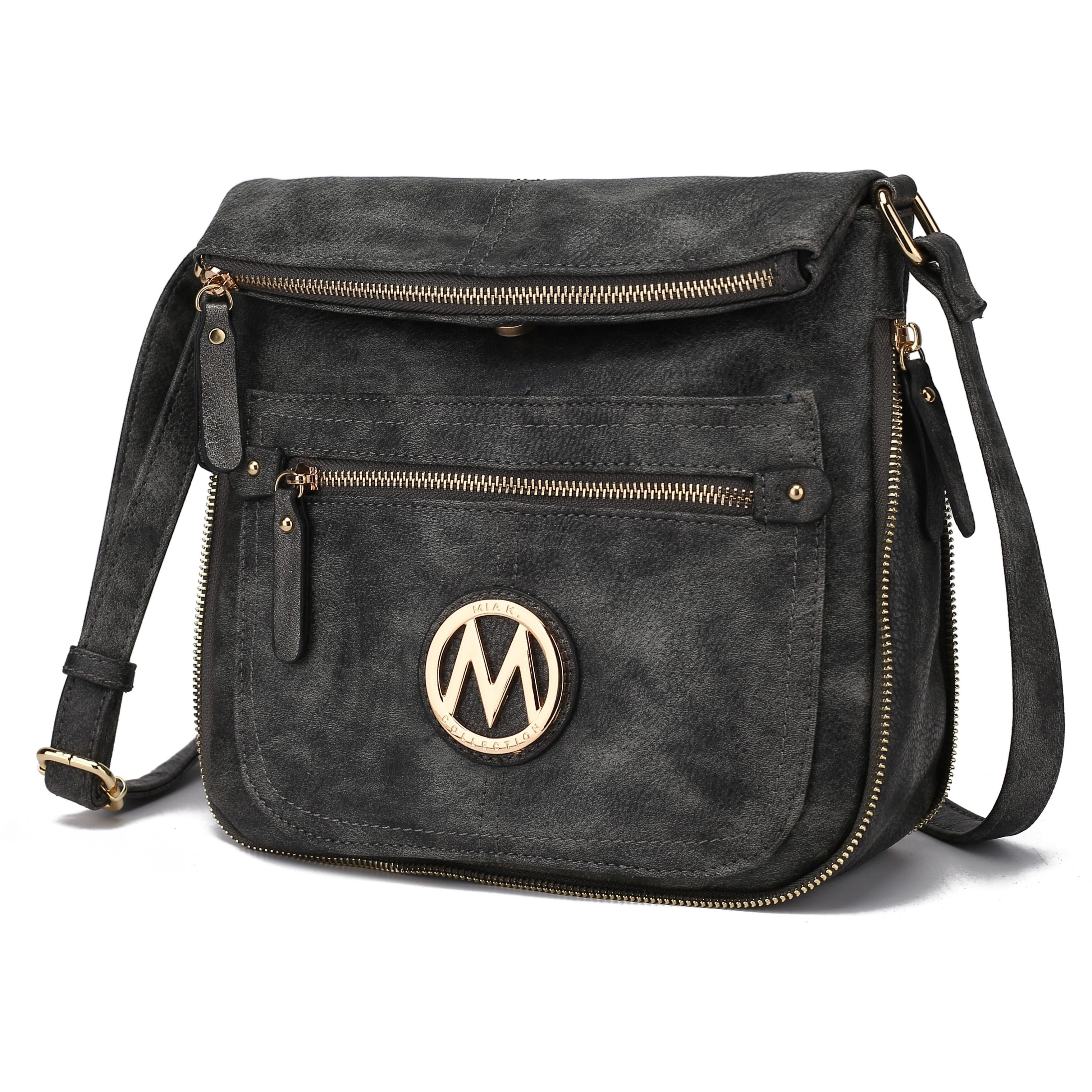 MKF collection Luciana crossbody Bag Vegan Leather Women by Mia K(D0102H9WcSg)