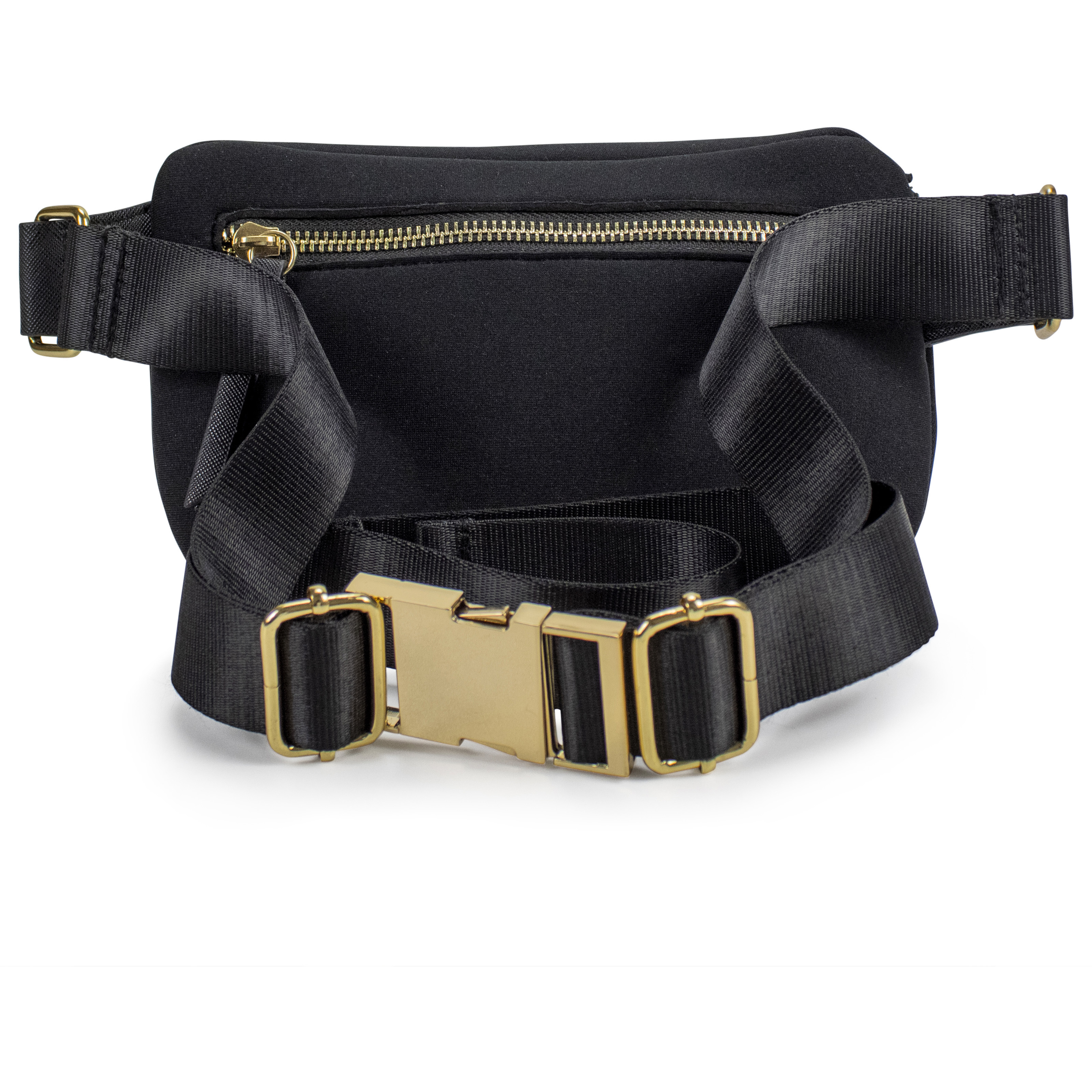 BADGLEY MISCHKA Sage Scuba and Vegan Leather Belt Bag