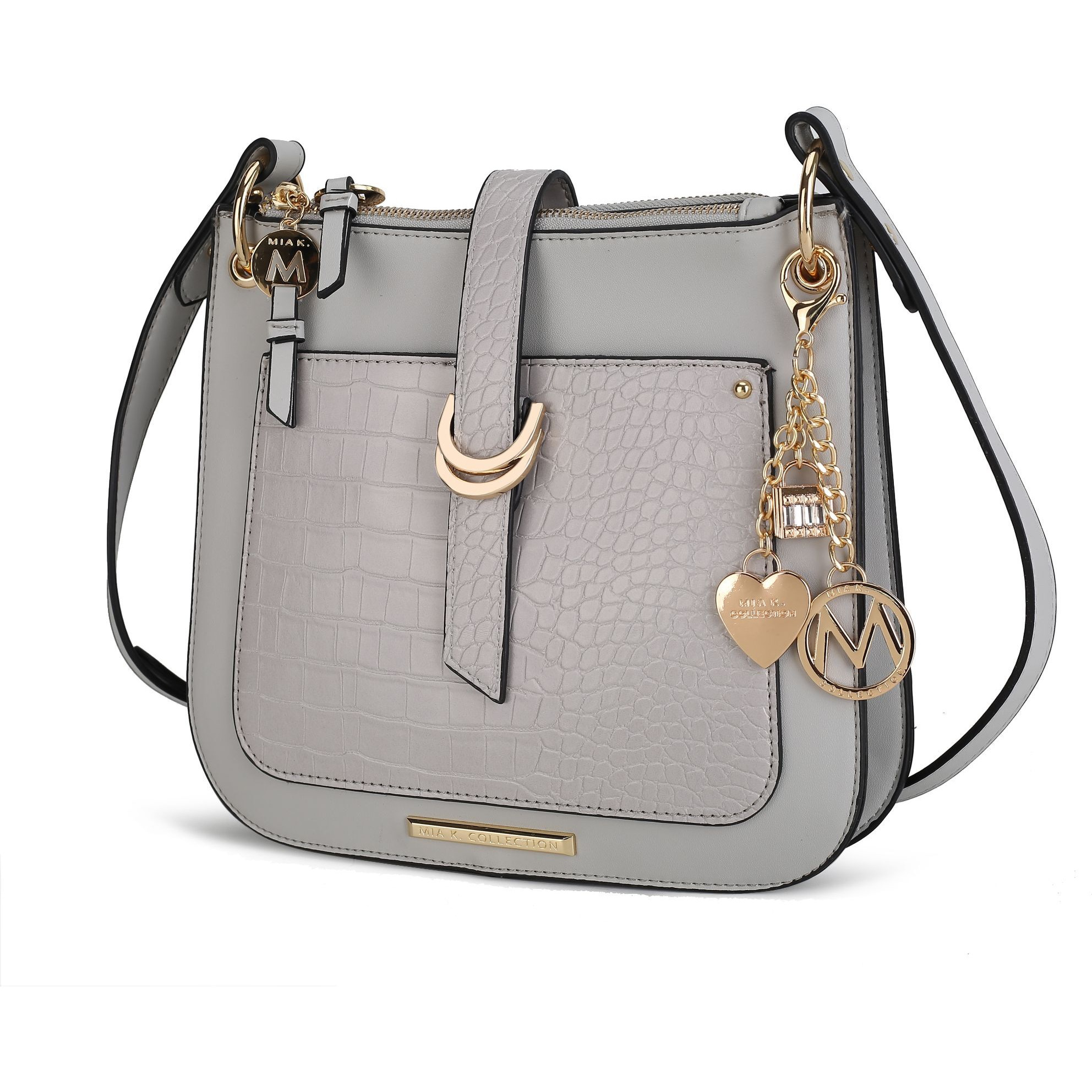 MKF collection Kiltienne crossbody Handbag Vegan Leather Women by Mia K(D0102H9929Y)
