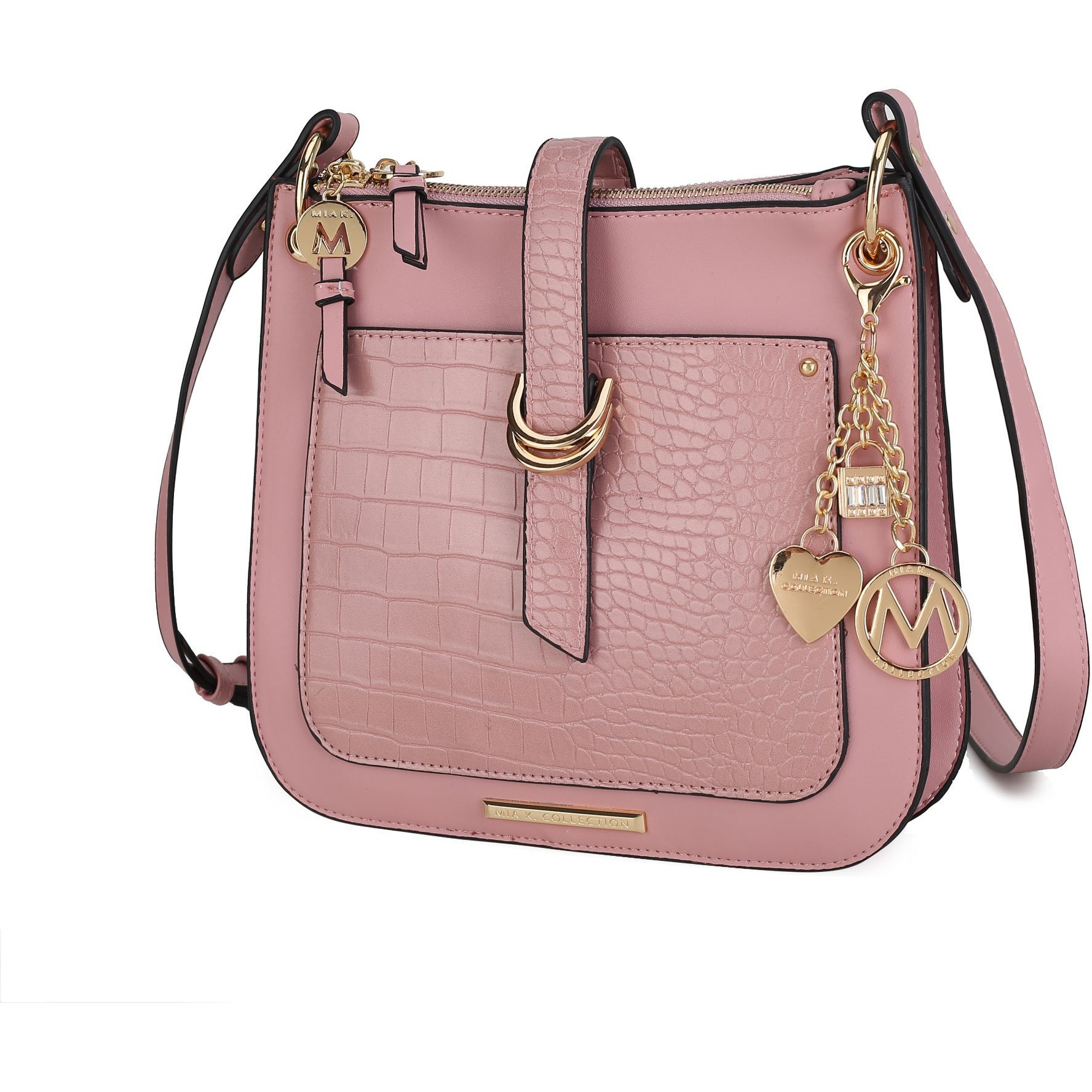 MKF collection Kiltienne crossbody Handbag Vegan Leather Women by Mia K(D0102H9929U)