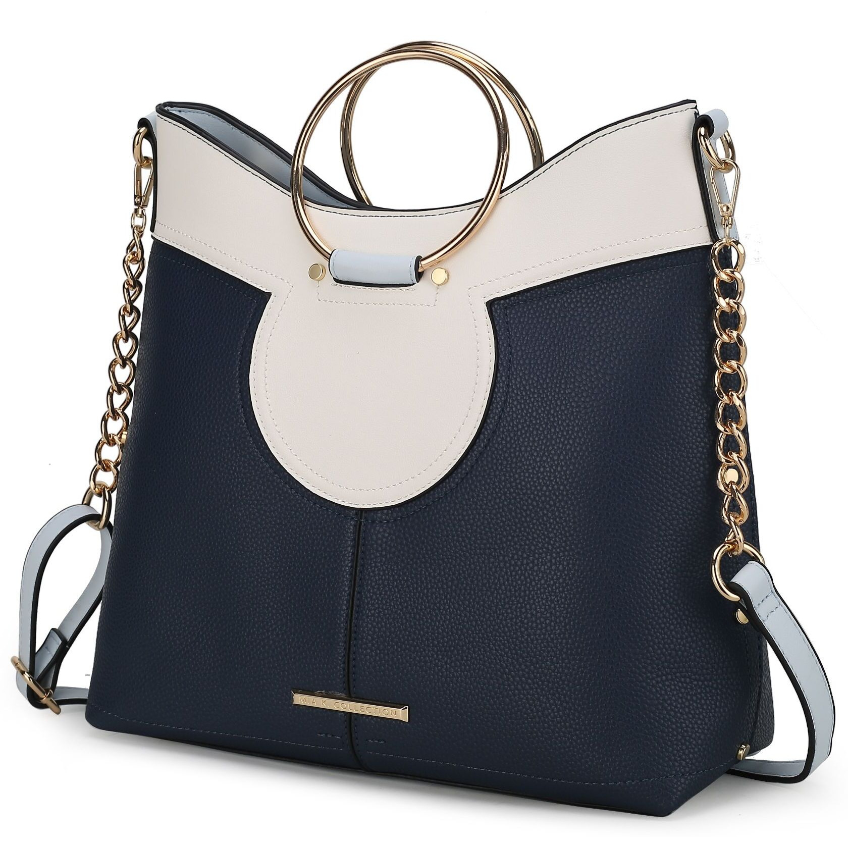 MKF collection Kylie Top Handle Satchel Handbag Vegan Leather Women by Mia k(D0102HISJ1g)