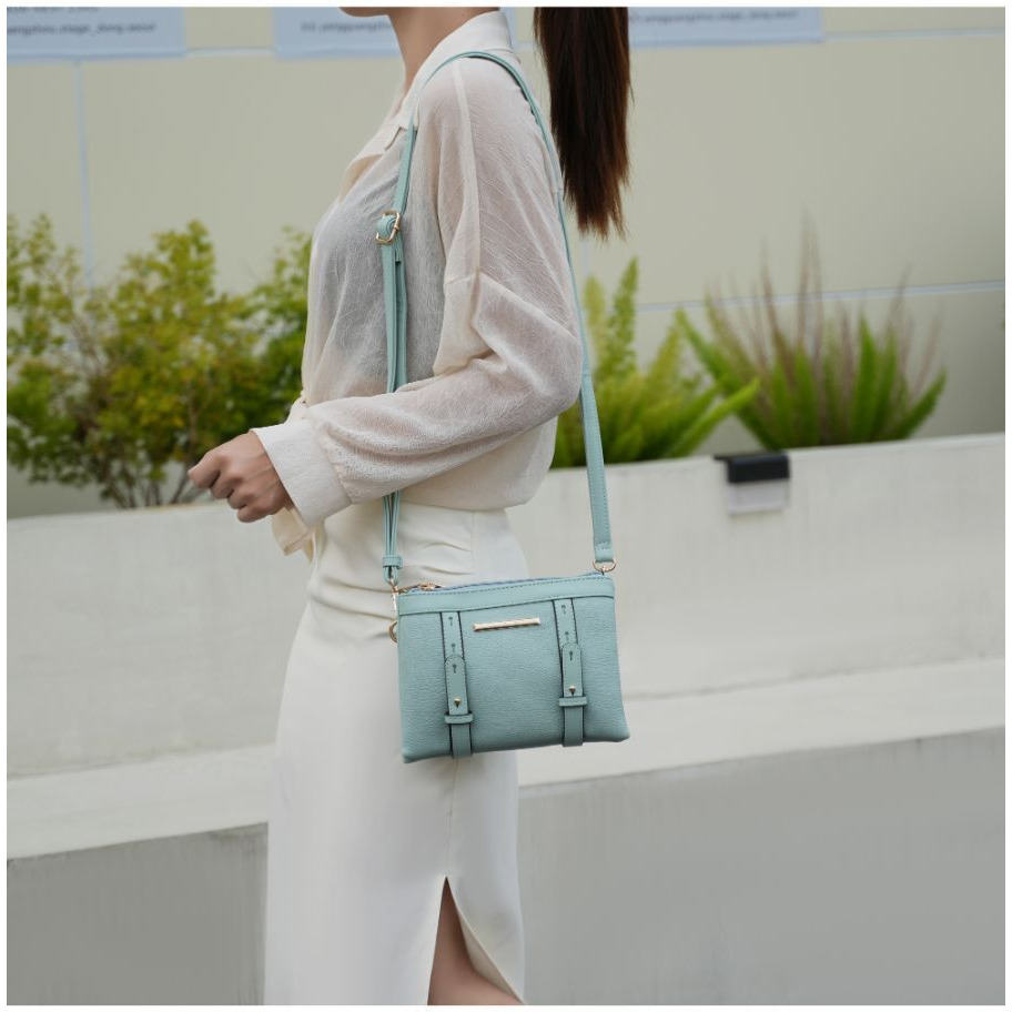 Elsie Multi compartment crossbody Bag(D0102Hg60KY)