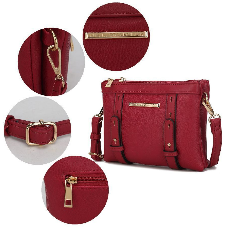 Elsie Multi compartment crossbody Bag(D0102Hg60KY)