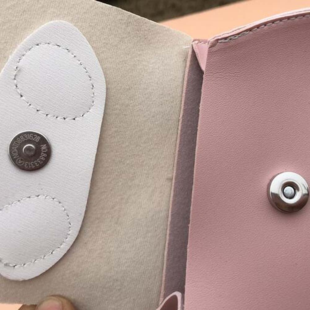 Pink Cute Panda Crossbody Bag Mini PU Satchel Bag Cell Phone Purse