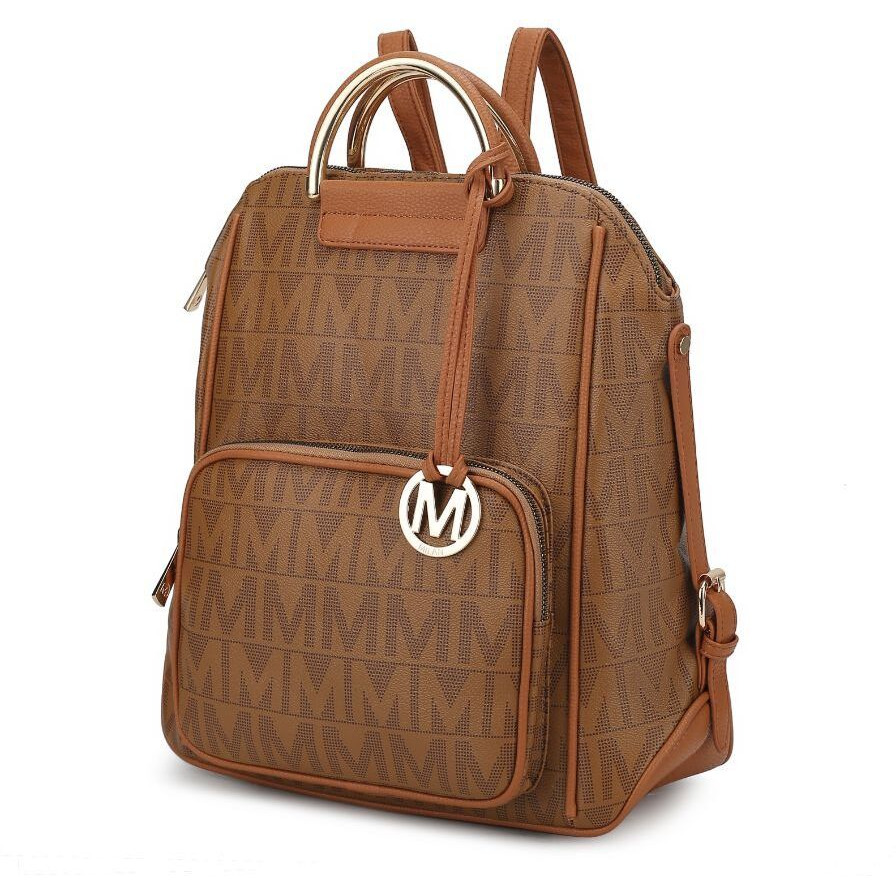 MKF Collection Cora Milan M Signature Trendy Backpack by Mia k