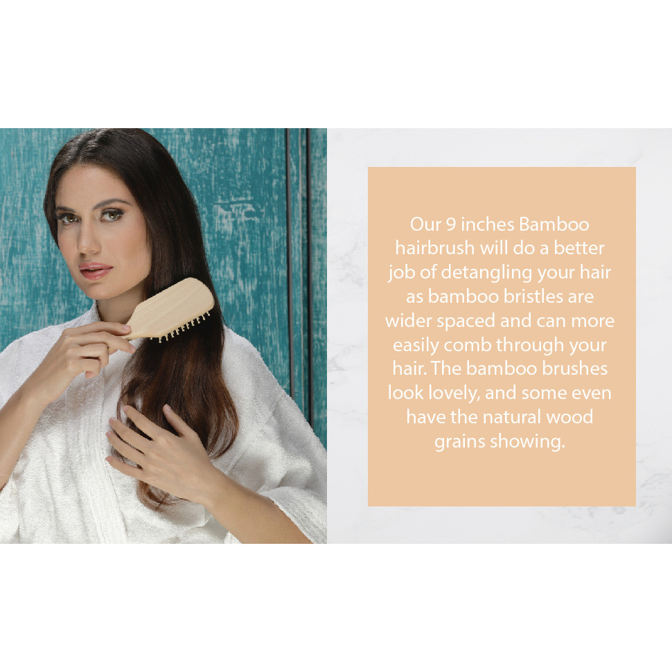 Natural Wooden Detangling Hair Brush(D0102HEYUZ7.)