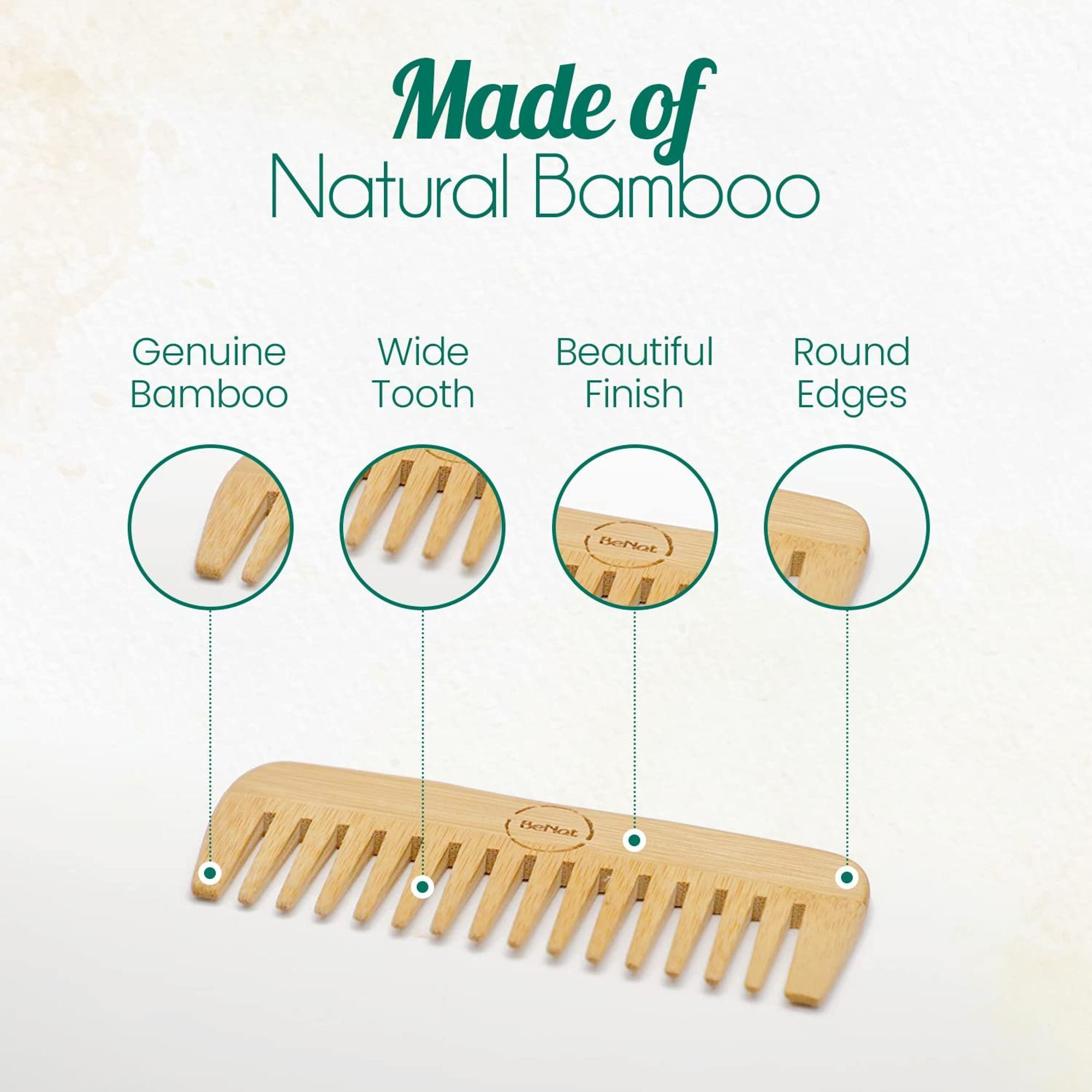Handcrafted Bamboo Comb(D0102HEYUD7.)