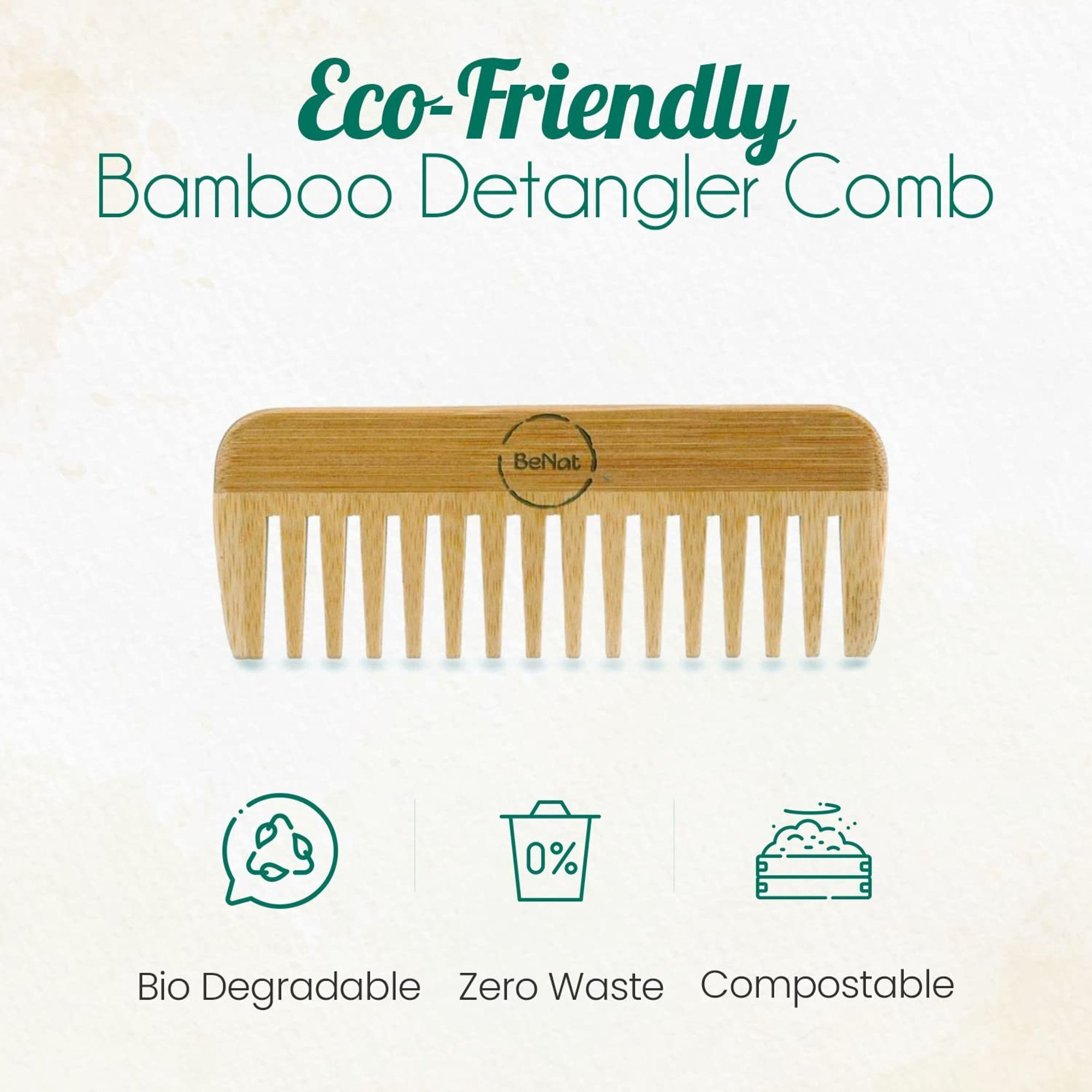 Handcrafted Bamboo Comb(D0102HEYUD7.)