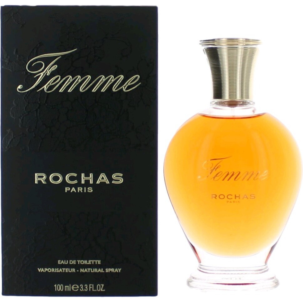 Femme by Rochas, 3.3 oz Eau De Toilette Spray for Women