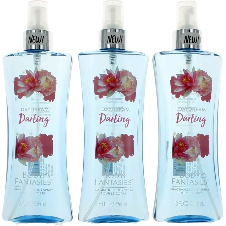 Daydream Darling by Body Fantasies, 3 Pack 8 oz Fragrance Body Spray for Women