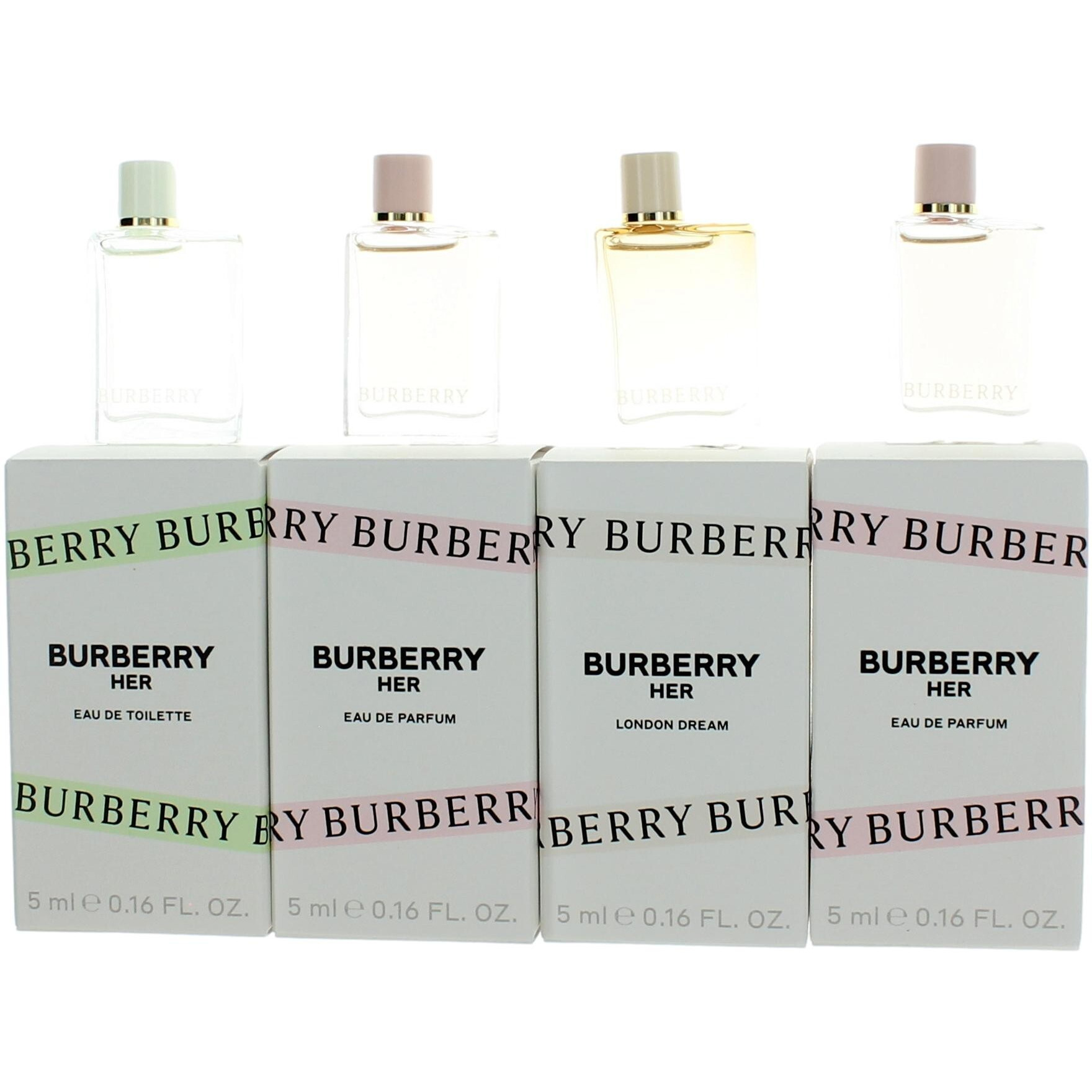 Burberry Her by Burberry, 4 Piece Variety Gift Set for Women