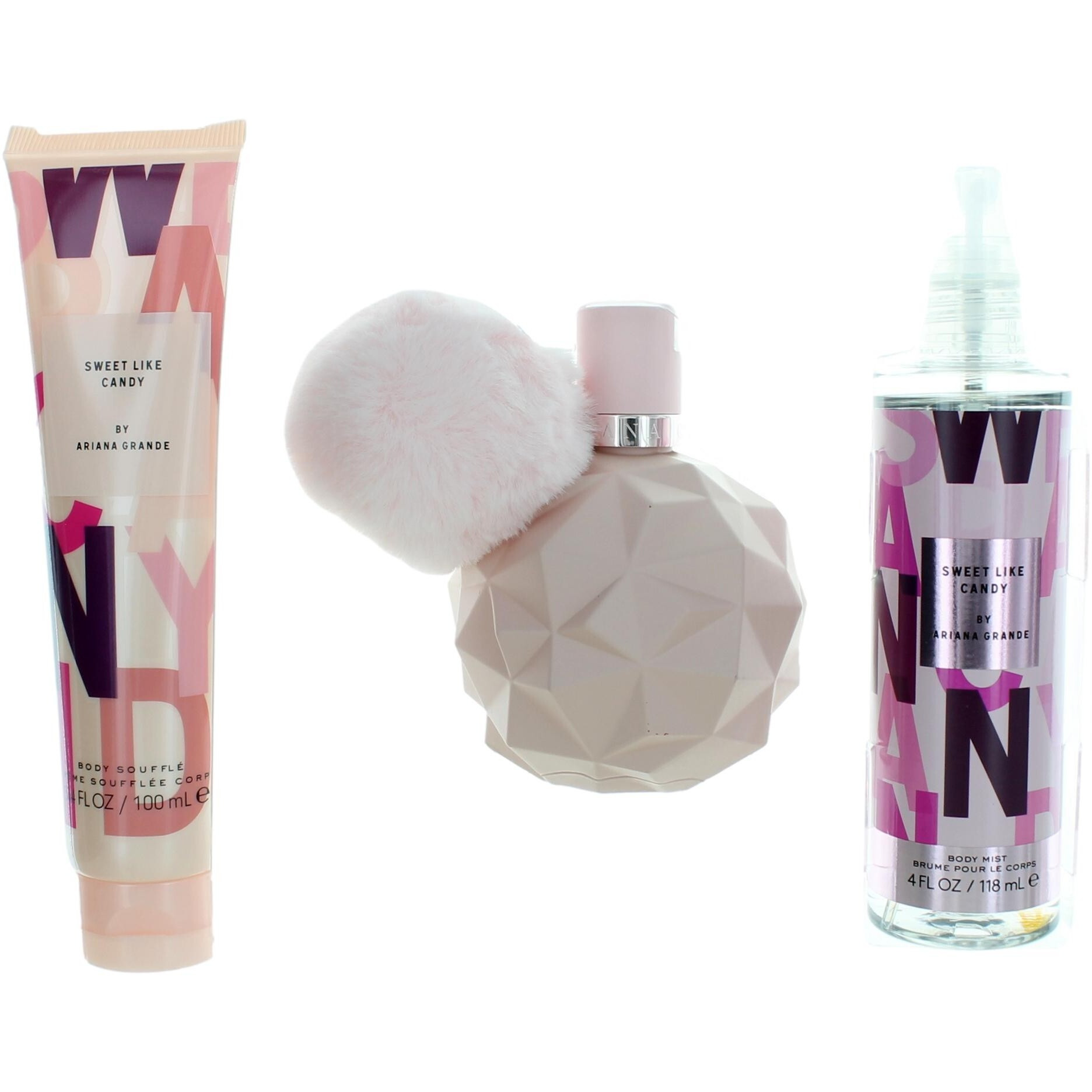 Sweet Like Candy by Ariana Grande, 3 Piece Gift Set for Women