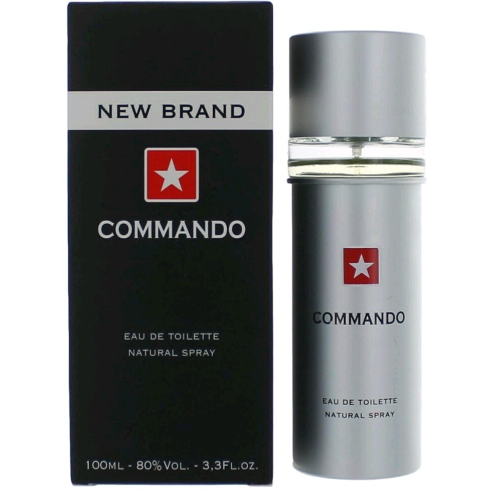 Commando by New Brand, 3.3 oz Eau De Toilette Spray for Men