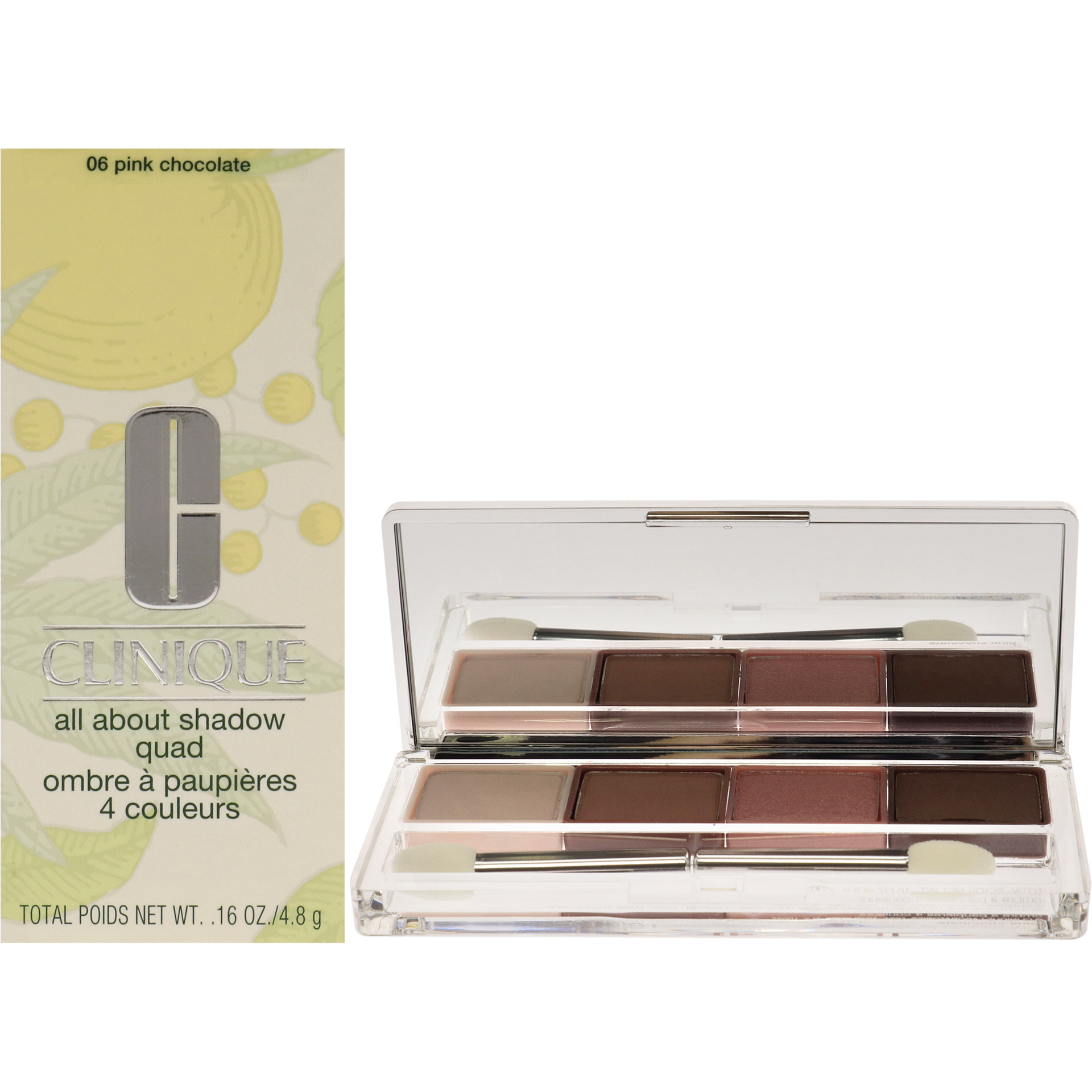 All About Shadow Quad - 06 Pink Chocolate by Clinique for Women - 0.16 oz Eye Shadow