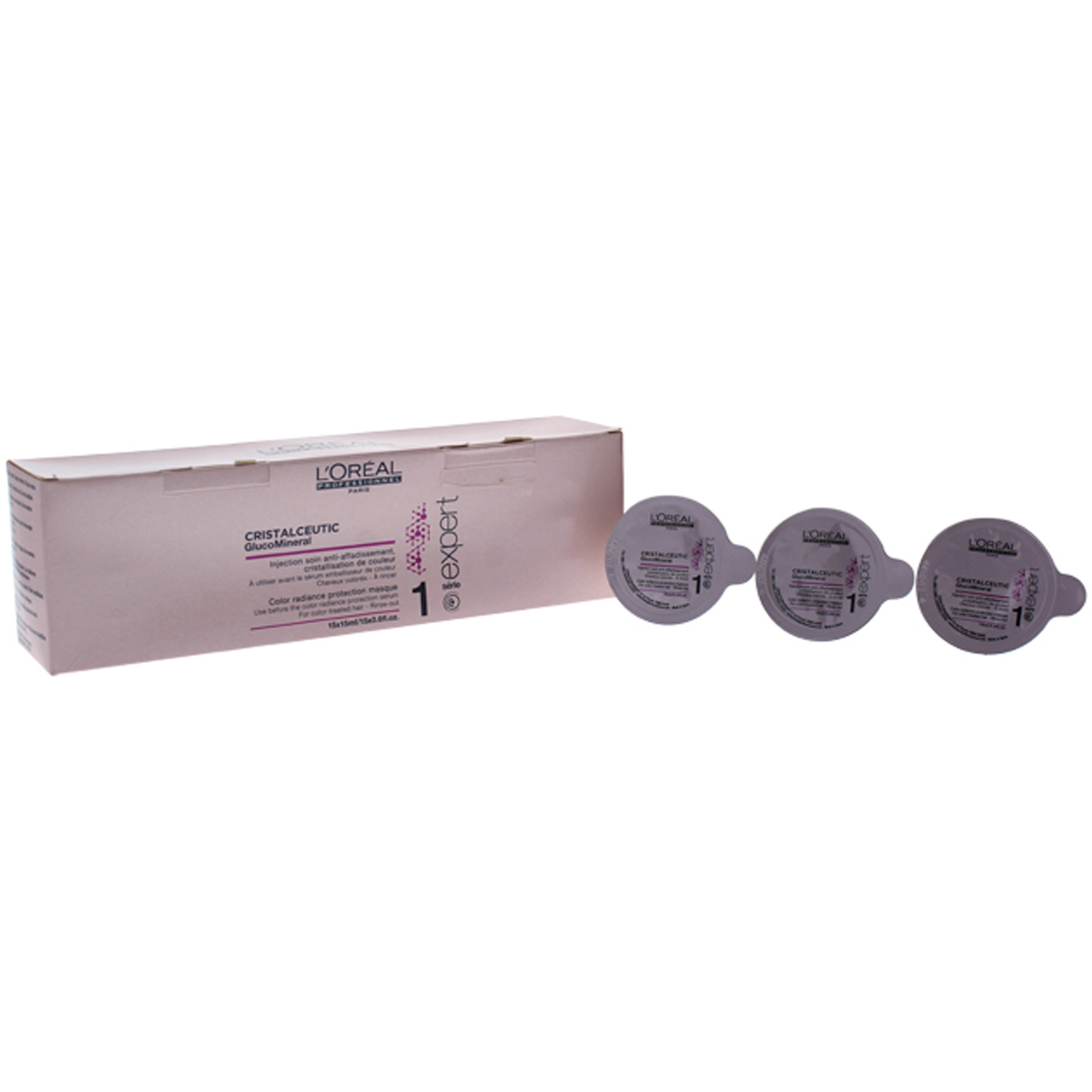 Serie Expert Cristalceutic GlucoMineral Masque by LOreal Professional for Unisex - 15 x 0.6 oz Masque