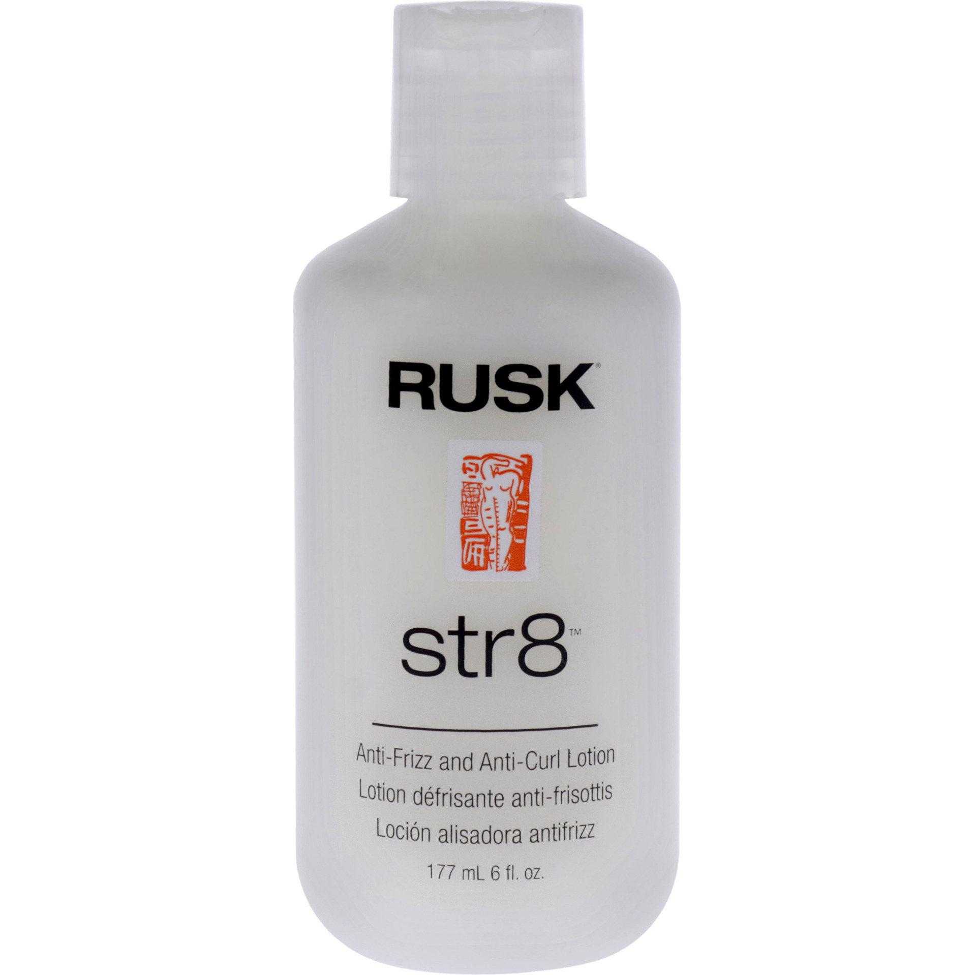Str8 Anti-Frizz and Anti-Curl Lotion by Rusk for Unisex - 6 oz Lotion