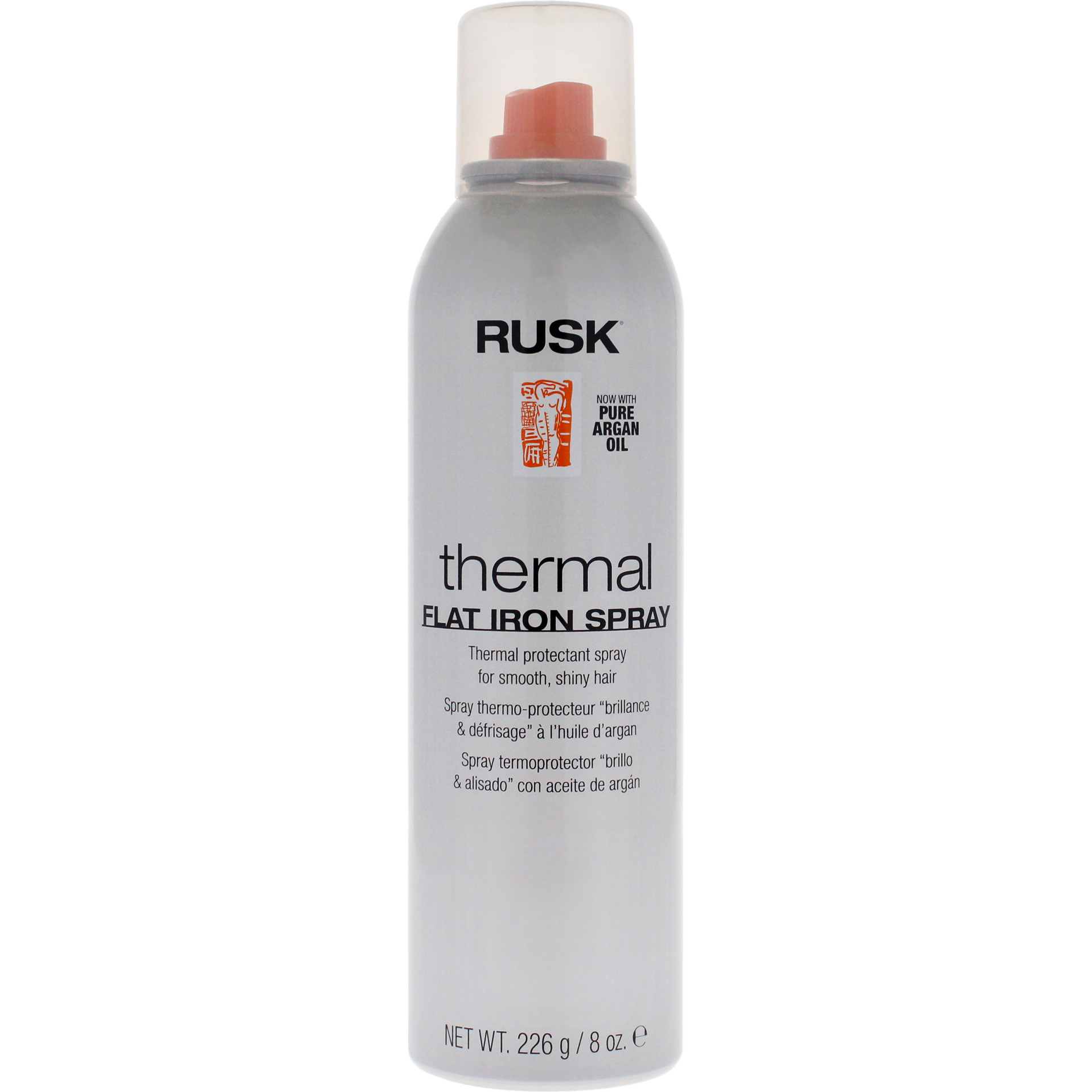 Thermal Flat Iron Spray by Rusk for Unisex - 8.8 oz Hair Spray
