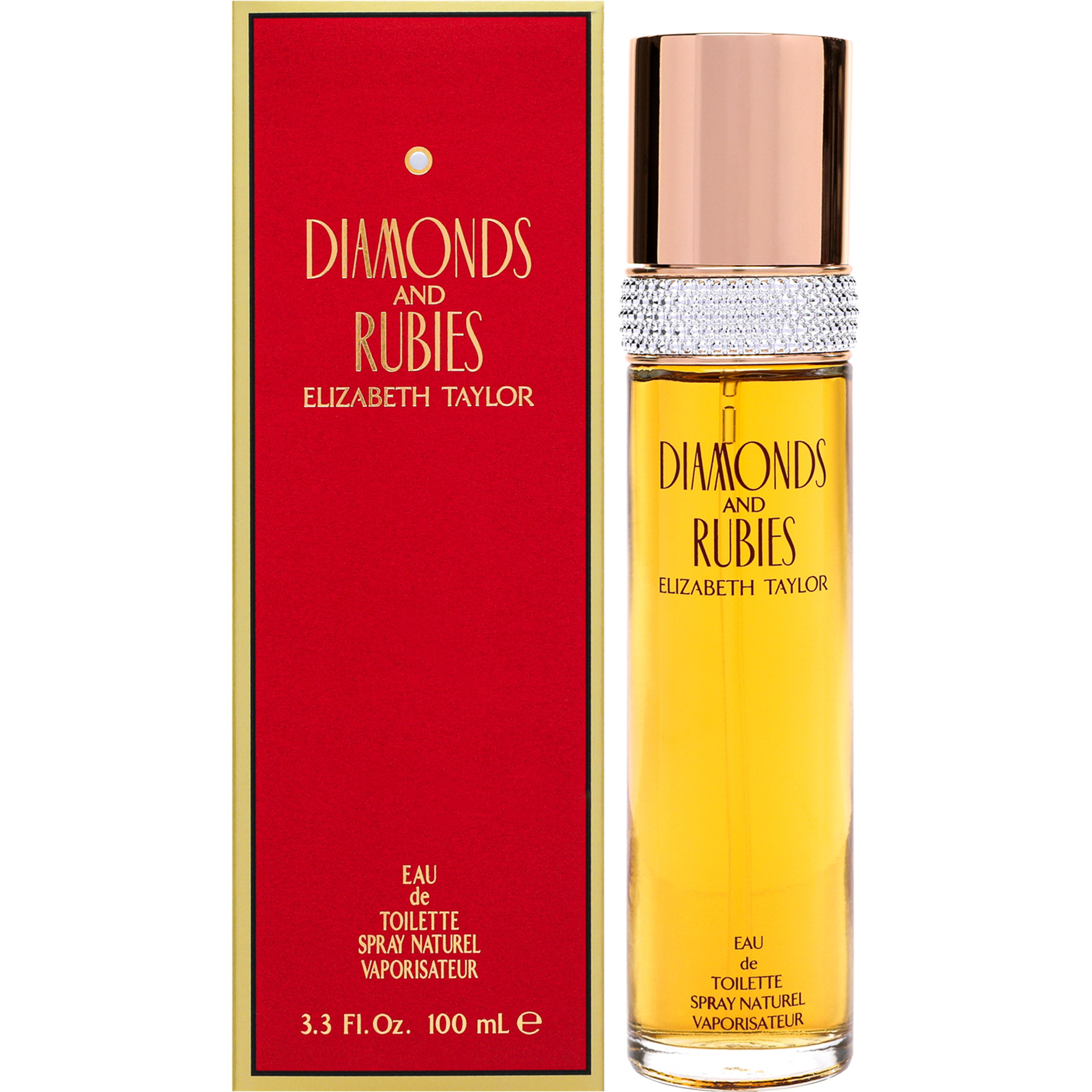 Diamonds and Rubies by Elizabeth Taylor for Women - 3.3 oz EDT Spray