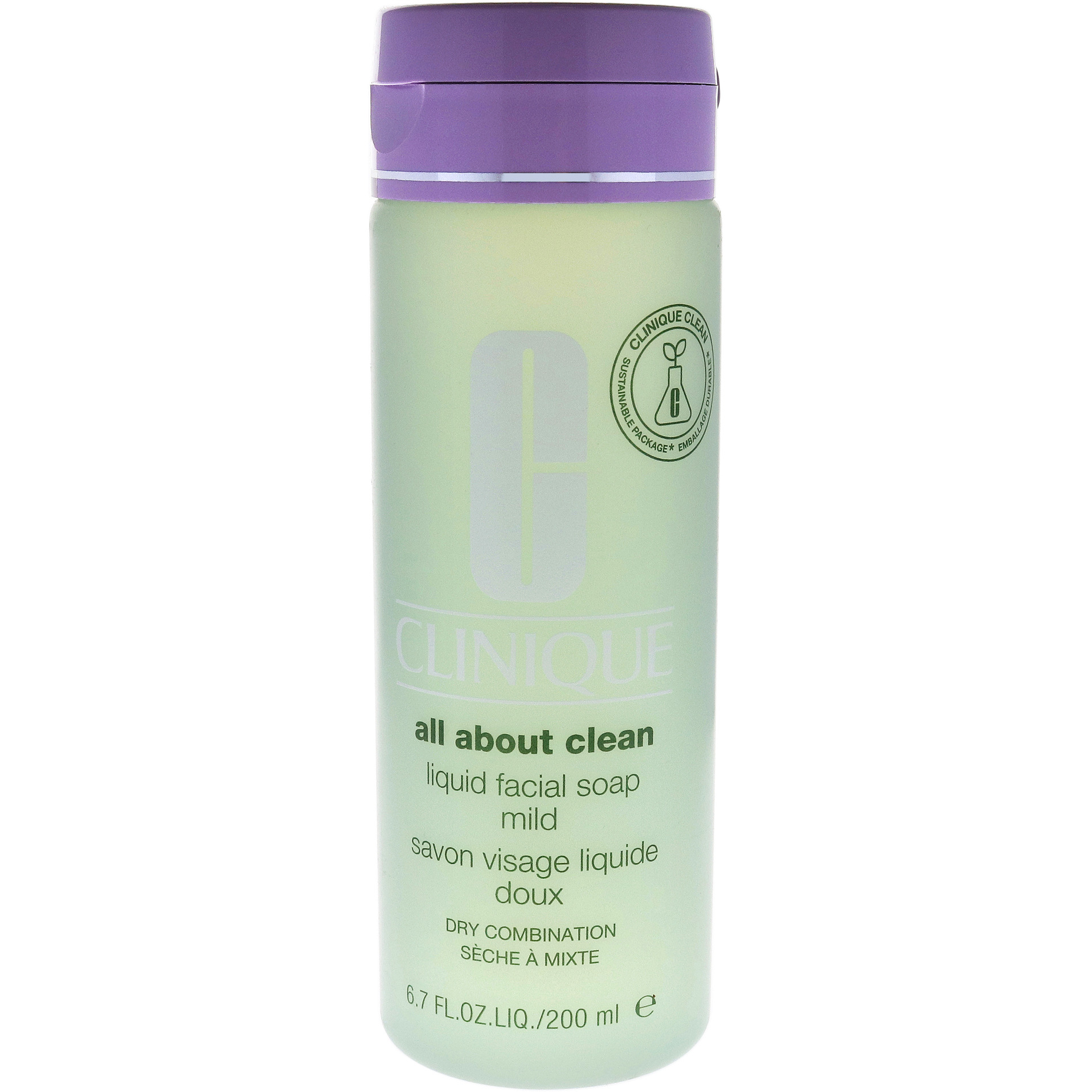 All About Clean Liquid Facial Soap Mild by Clinique for Unisex - 6.7 oz Soap