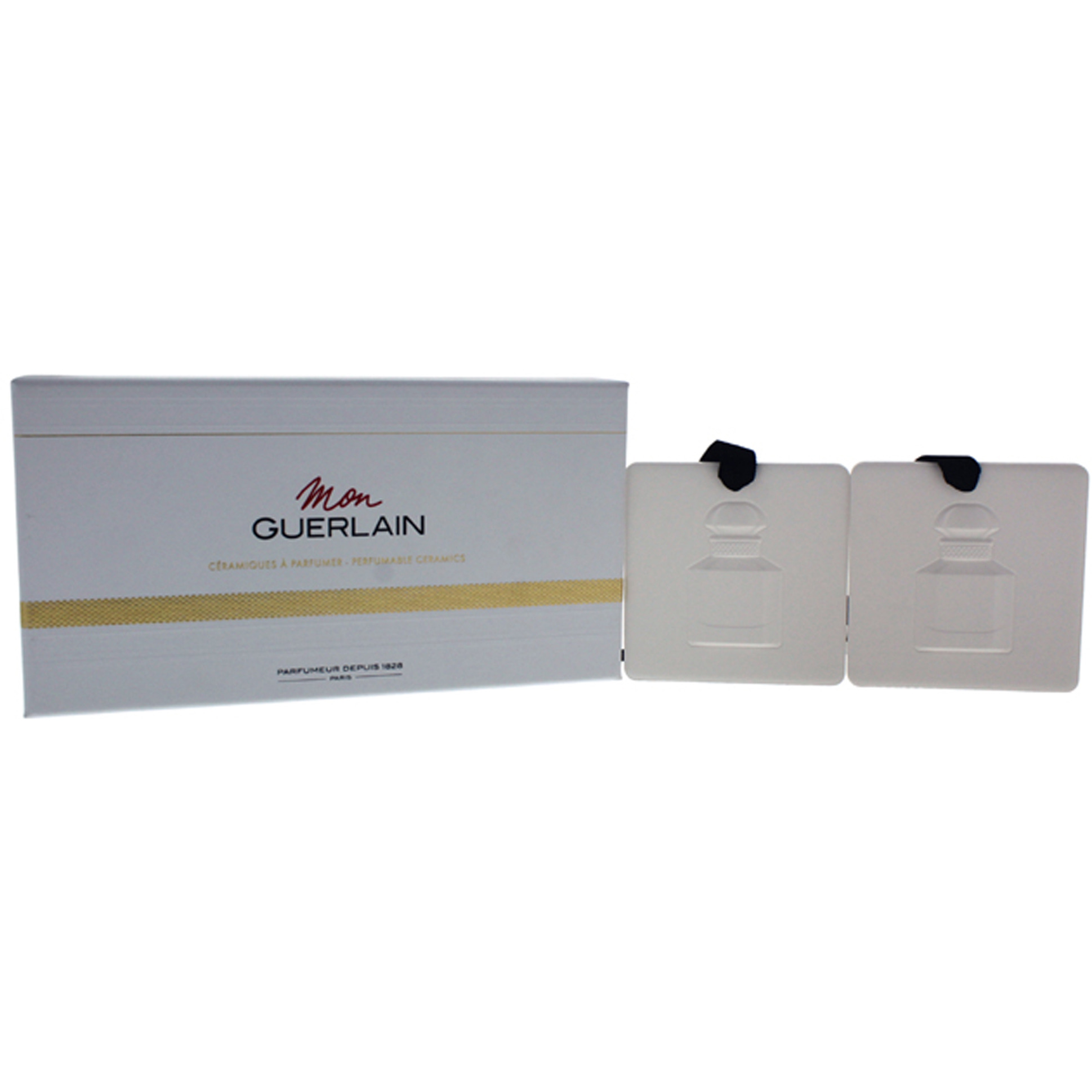 Mon Guerlain Perfumable Ceramics by Guerlain for Unisex - 2 Pc Perfumable Ceramics (Tester)