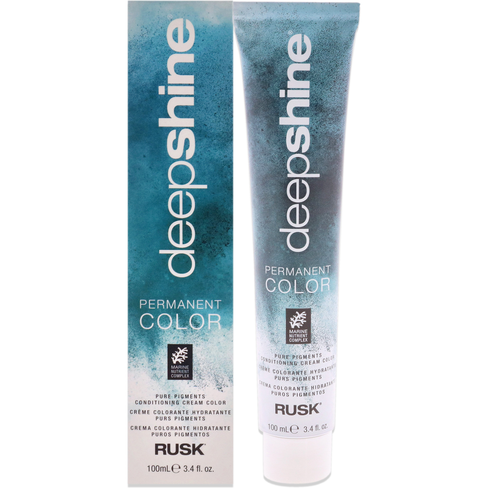 Deepshine Pure Pigments Conditioning Cream Color - 8.11AA Intense Light Ash Blonde by Rusk for Unisex - 3.4 oz Hair Color