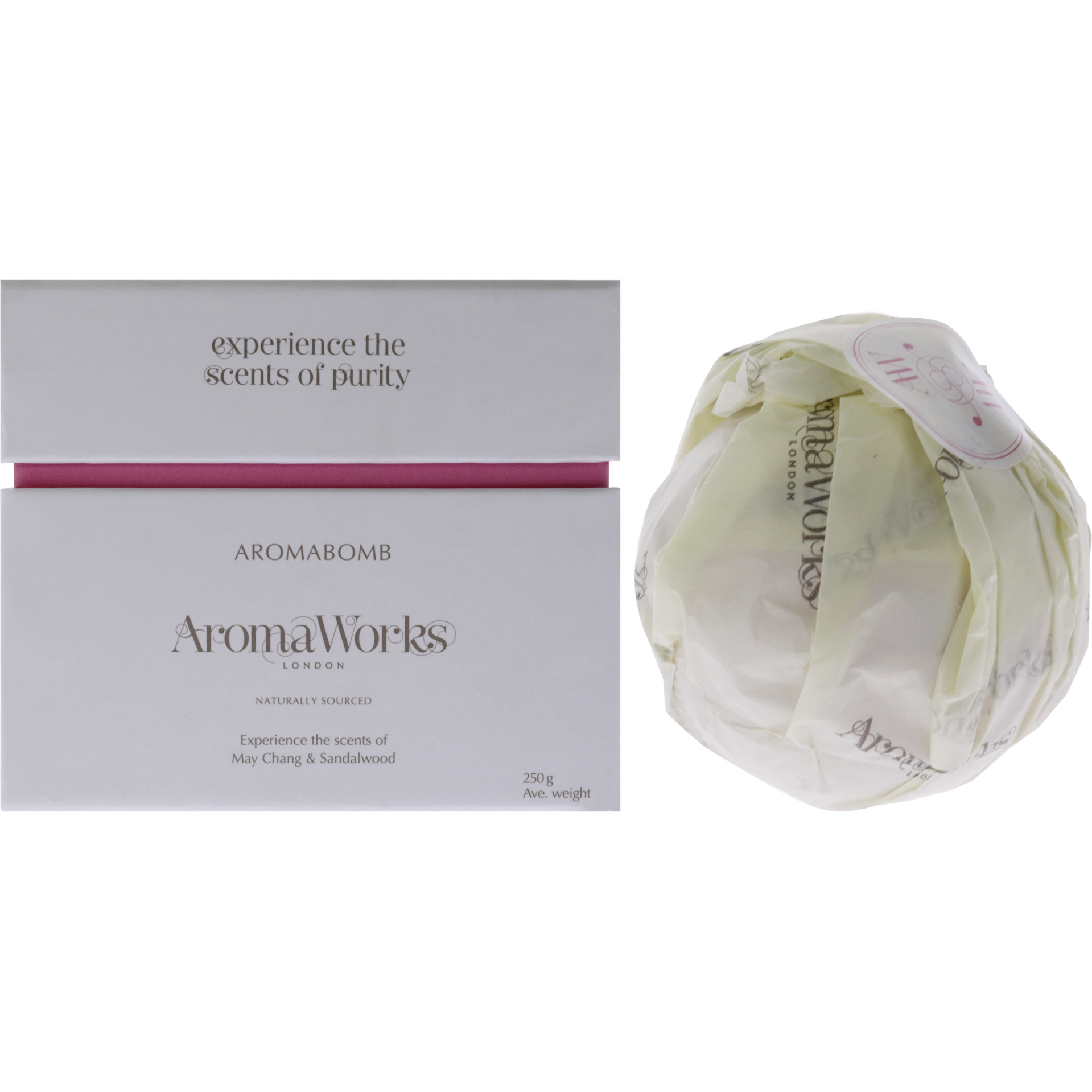 Nurture AromaBomb Single by Aromaworks for Unisex - 8.81 oz Bath Bomb