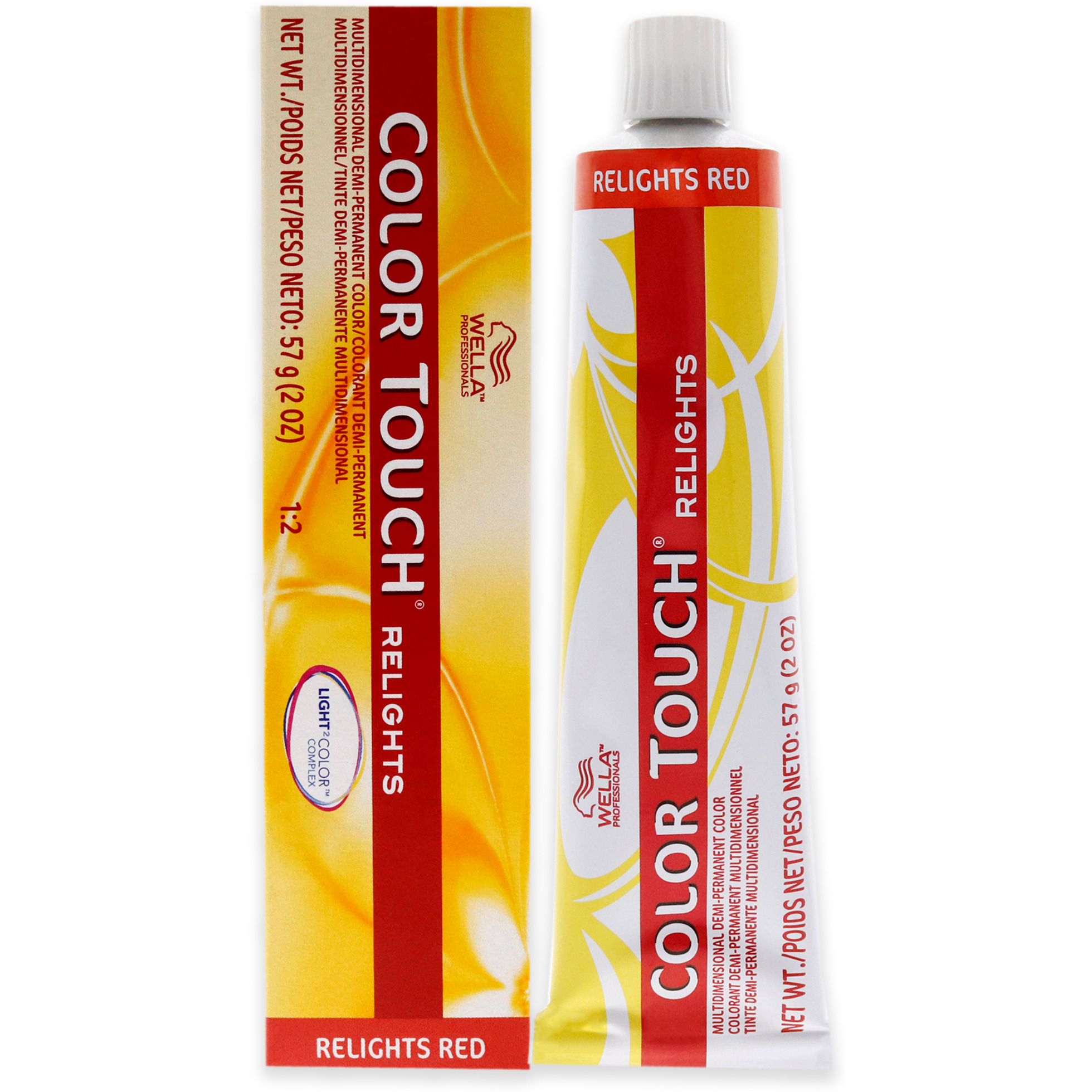 Color Touch Relights Demi-Permanent Color - 57 Red-Violet Brown by Wella for Unisex - 2 oz Hair Color