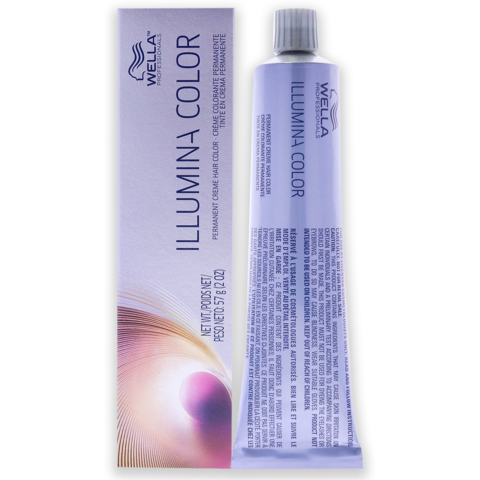 Illumina Color Permanent Creme Hair Color - 8 37 Light Blonde-Gold Brown by Wella for Unisex - 2 oz Hair Color